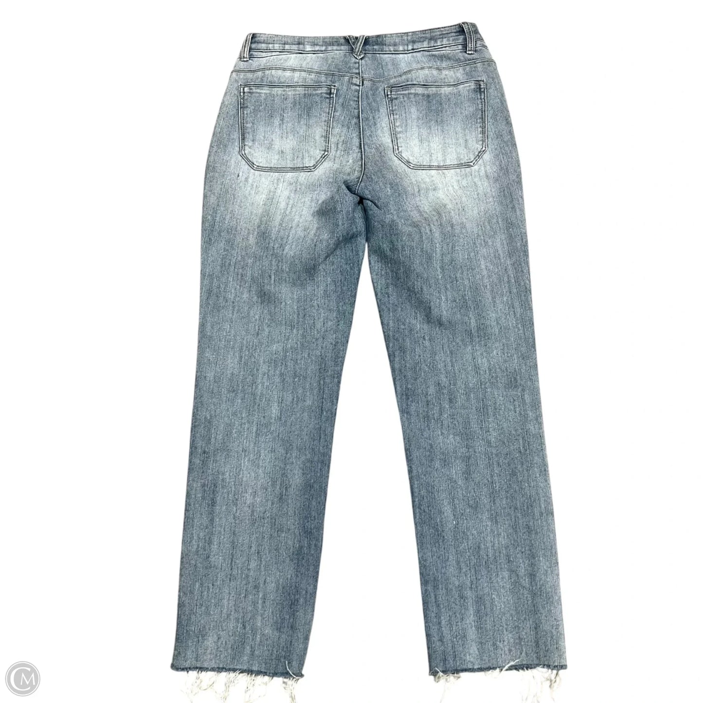 Jeans Straight By Wit & Wisdom In Blue Denim, Size: 4
