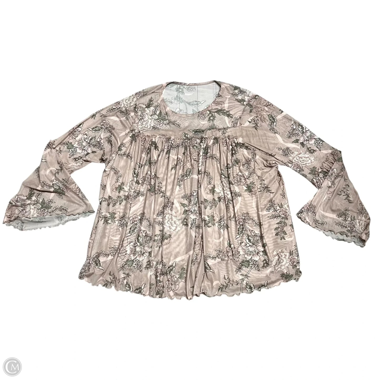 Top Long Sleeve By Torrid In Mauve, Size: 4x