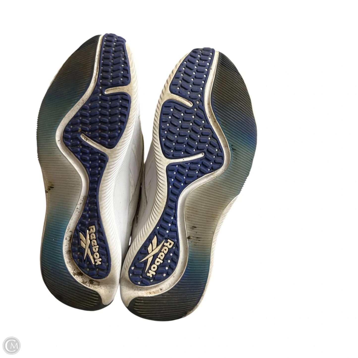 Shoes Athletic By Reebok In Blue & White, Size: 9.5