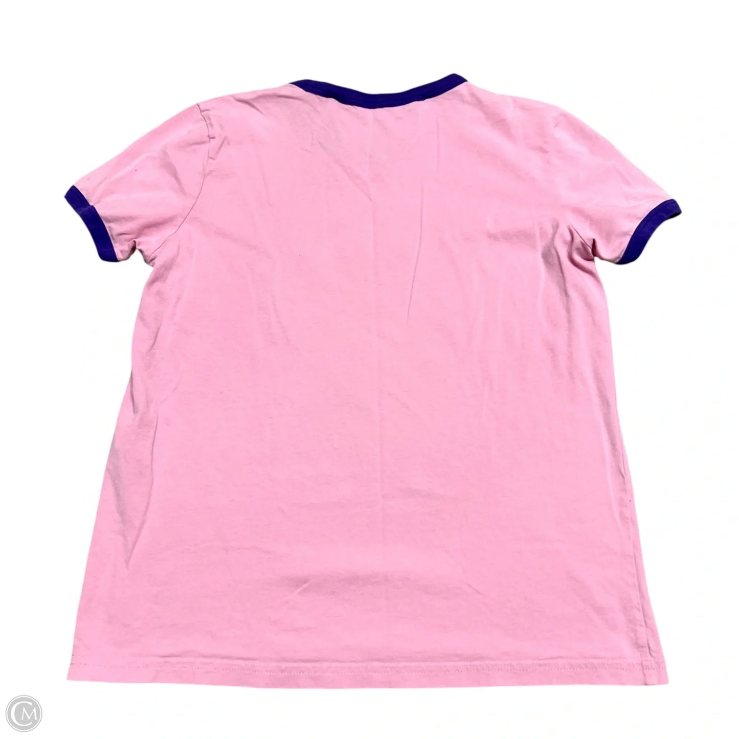 Top Short Sleeve Designer By Marc By Marc Jacobs In Pink & Purple, Size: S