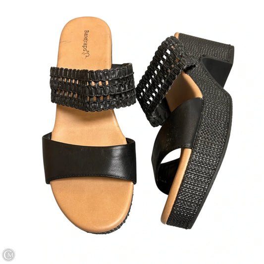 Sandals Heels Block By Bare Traps In Black, Size: 10