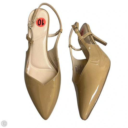 Shoes Heels Stiletto By Jones New York In Tan, Size: 10