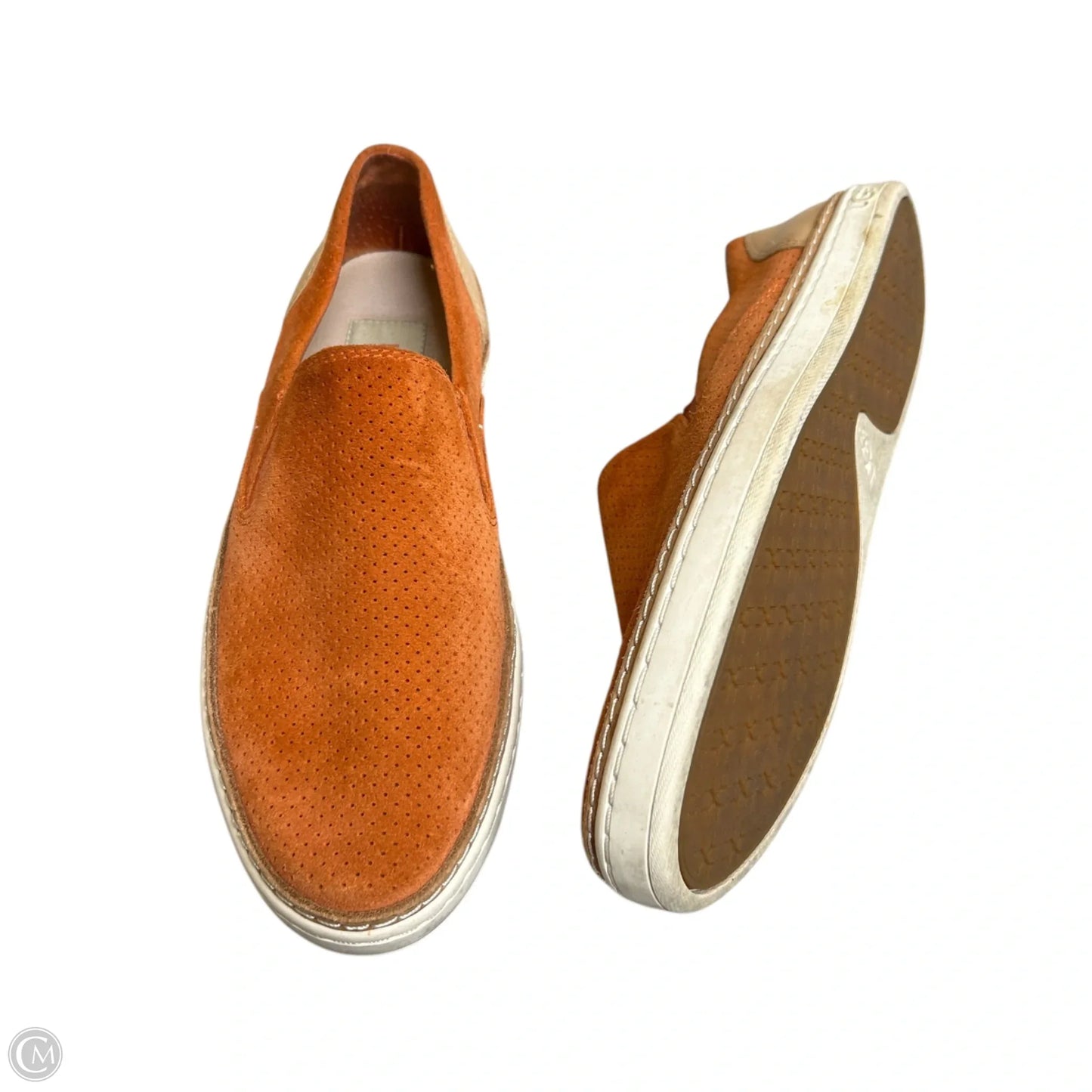 Shoes Designer By Ugg In Orange, Size: 6.5