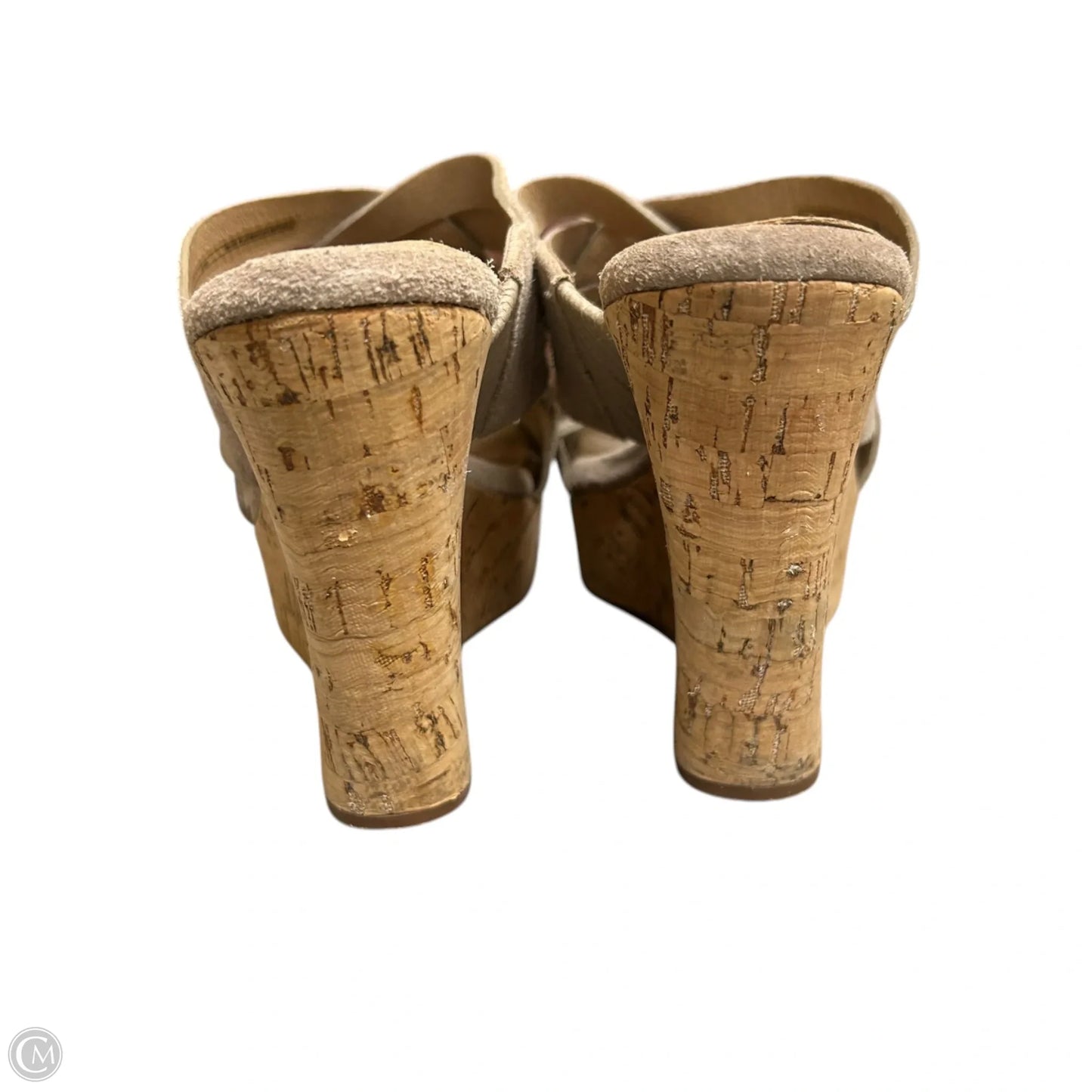 Sandals Designer By Ugg In Taupe, Size: 7.5