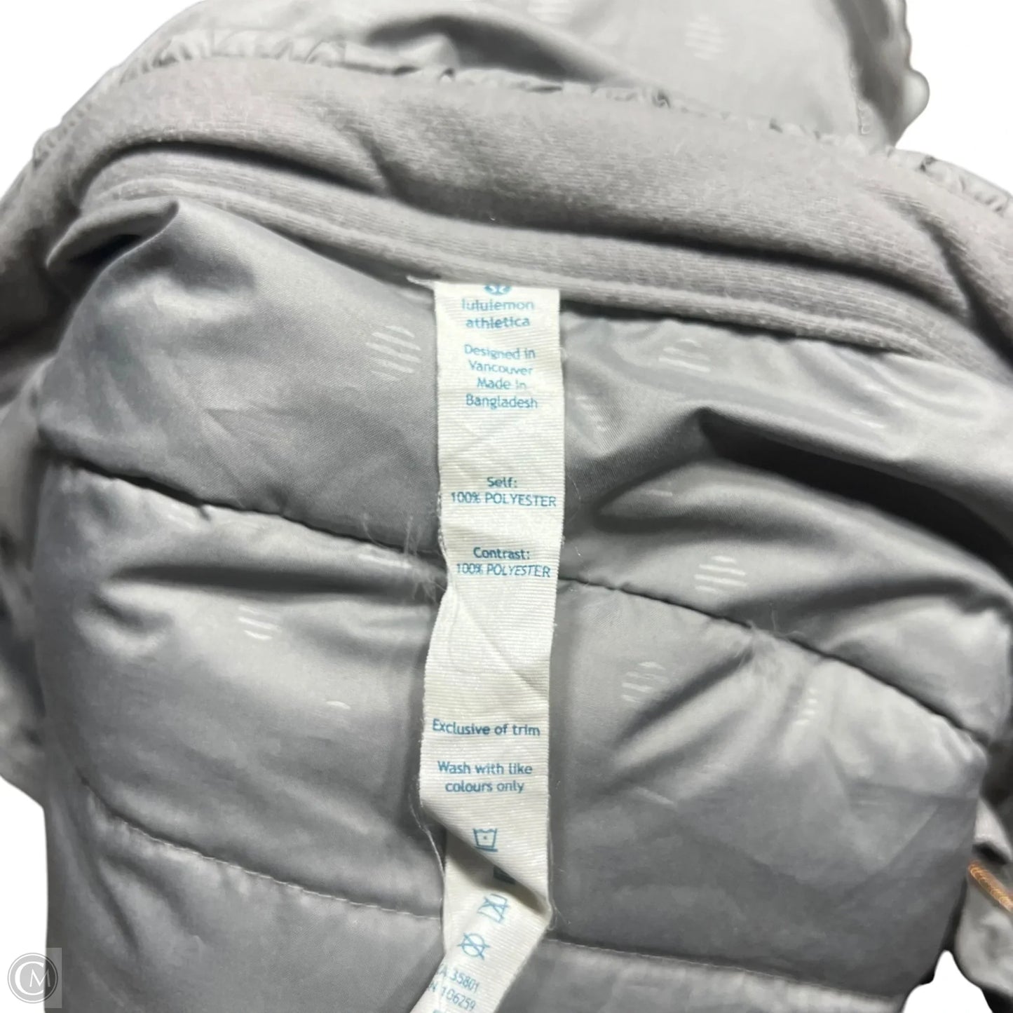 Athletic Jacket By Lululemon In Grey, Size: S
