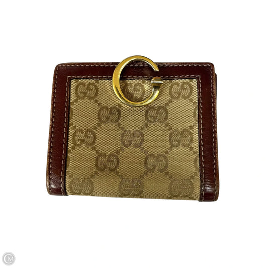Wallet Luxury Designer By Gucci, Size: Small