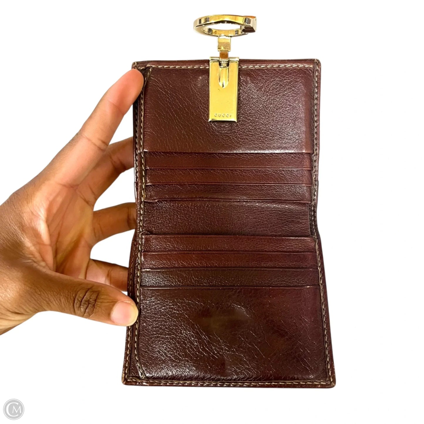 Wallet Luxury Designer By Gucci, Size: Small
