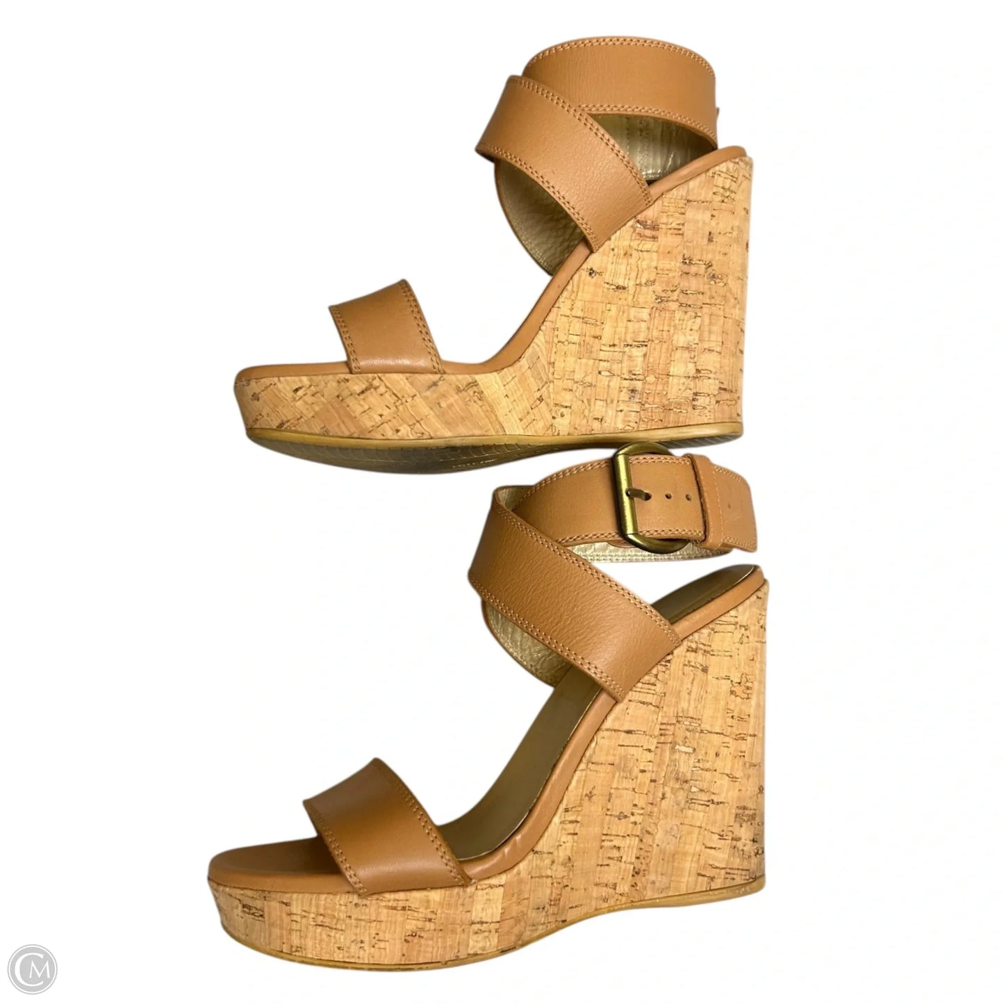 Sandals Designer By Stuart Weitzman In Brown, Size: 7