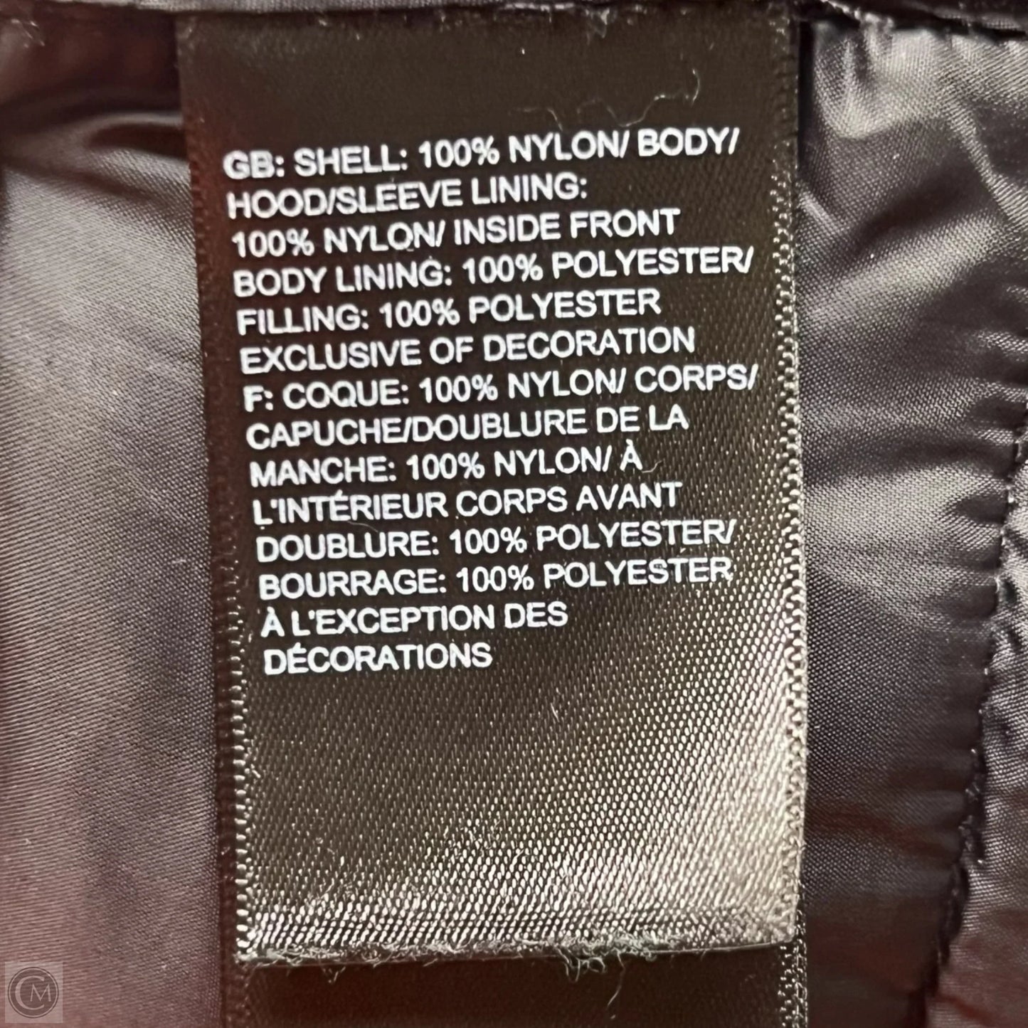Coat Puffer & Quilted By The North Face In Black, Size: L