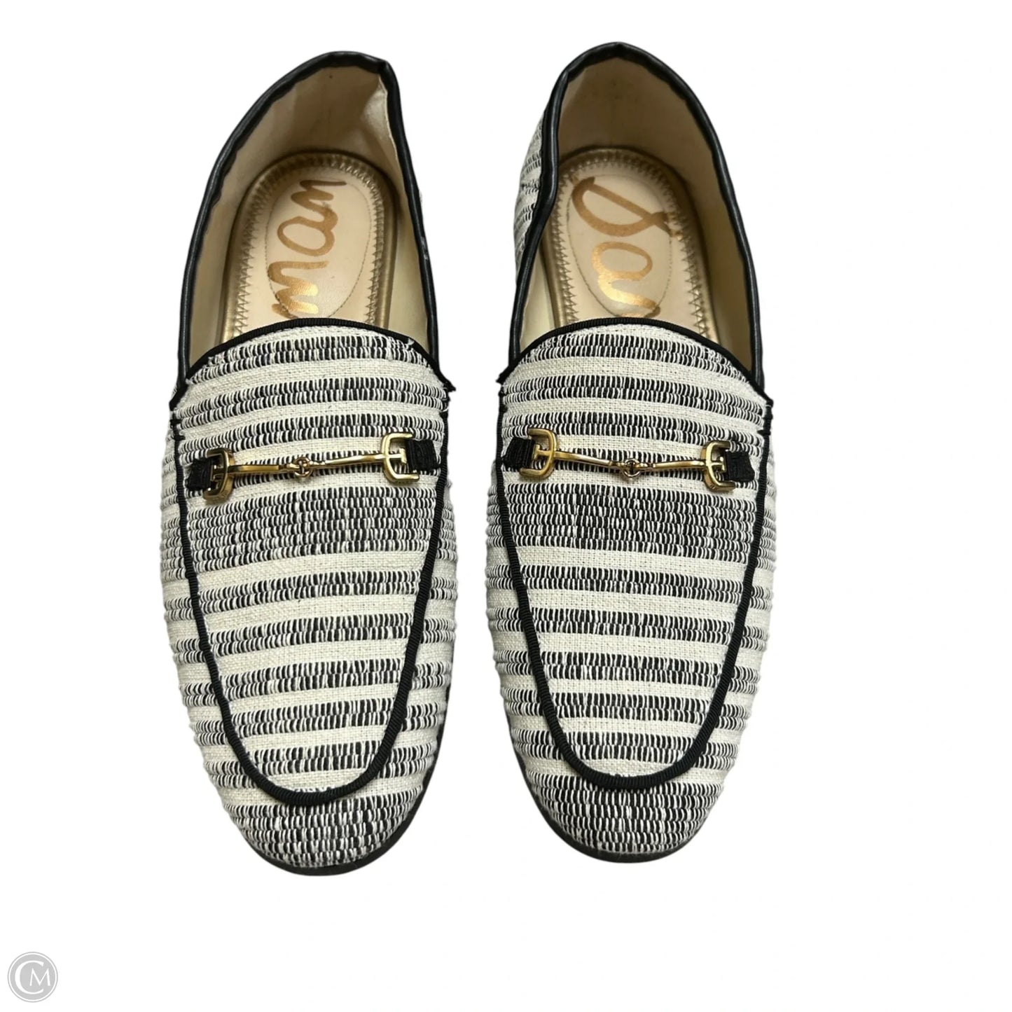 Shoes Flats By Sam Edelman In Black & Cream, Size: 9.5