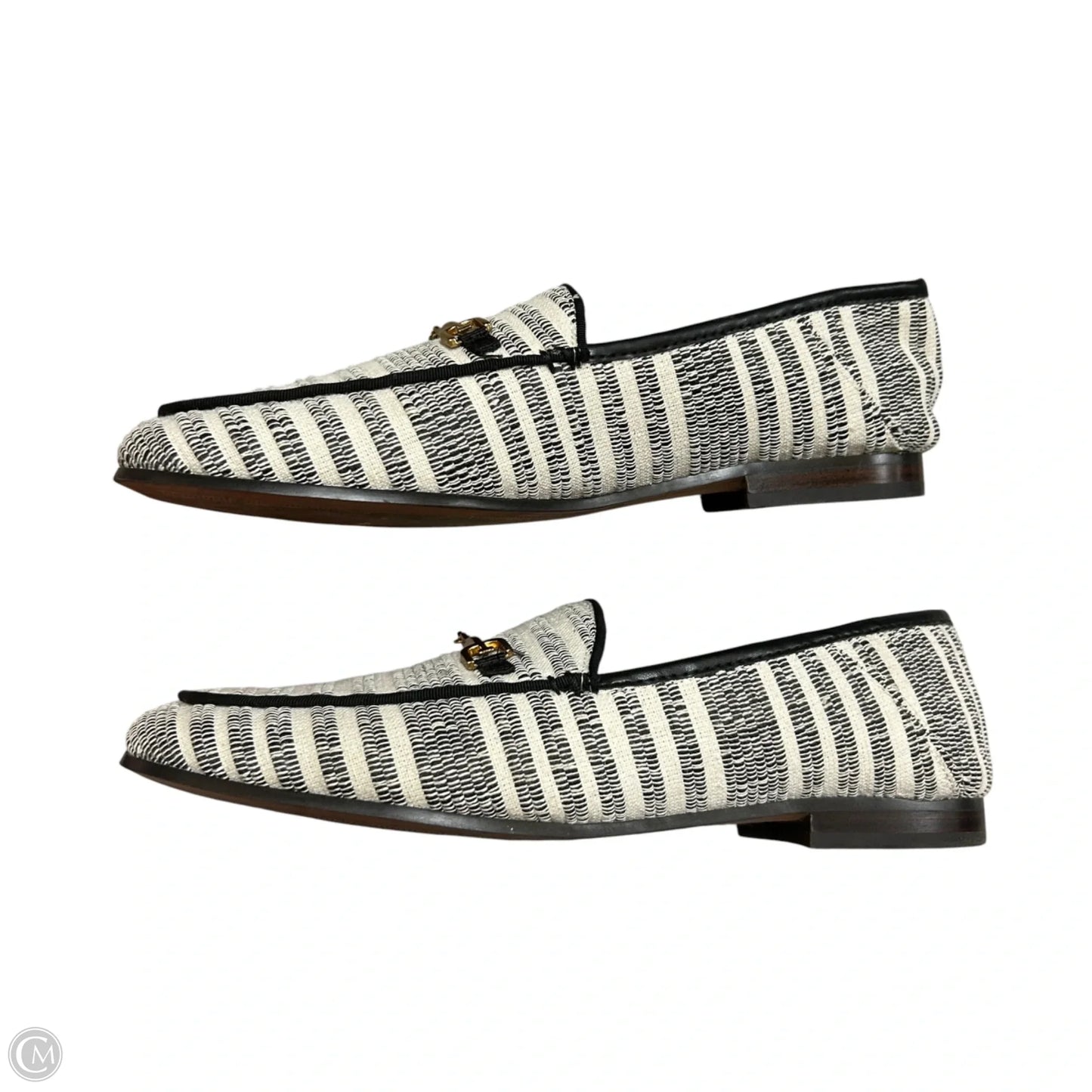 Shoes Flats By Sam Edelman In Black & Cream, Size: 9.5