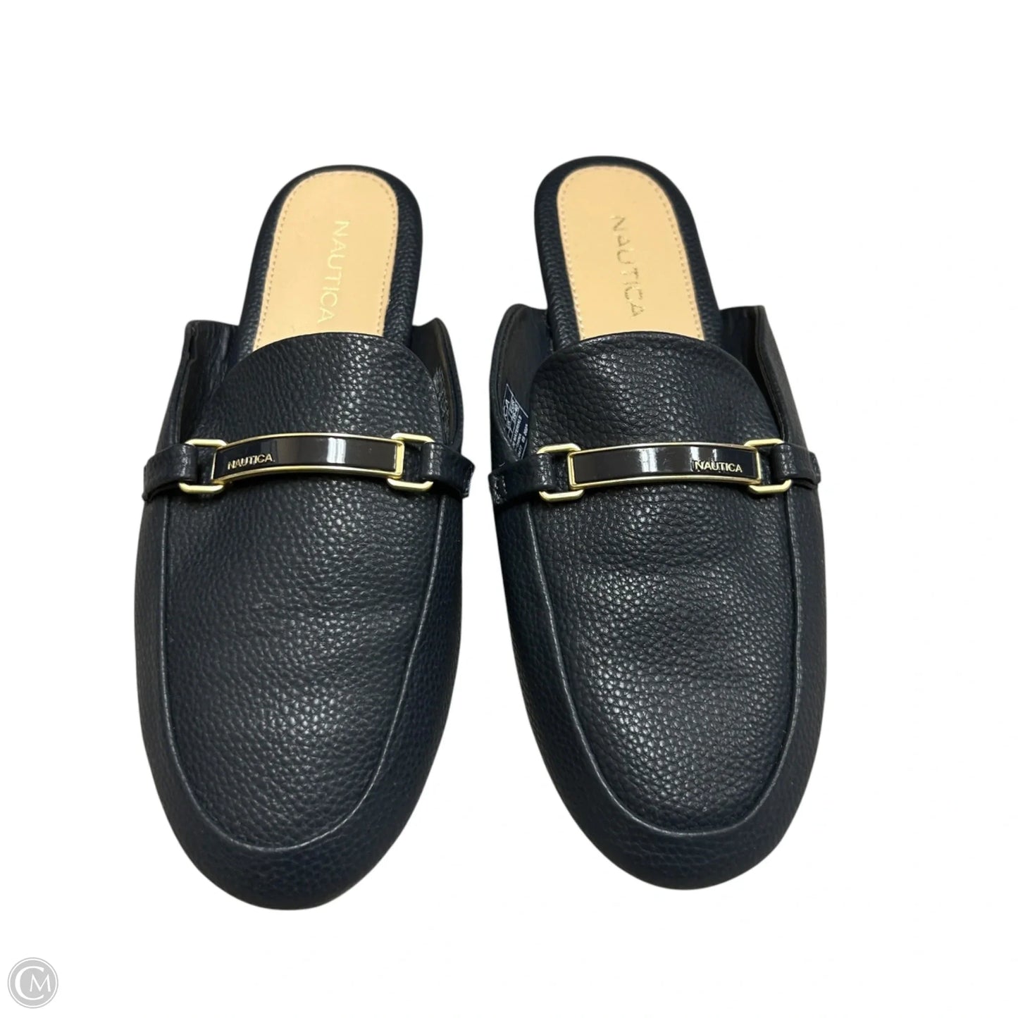 Shoes Flats By Nautica In Blue & Gold, Size: 9