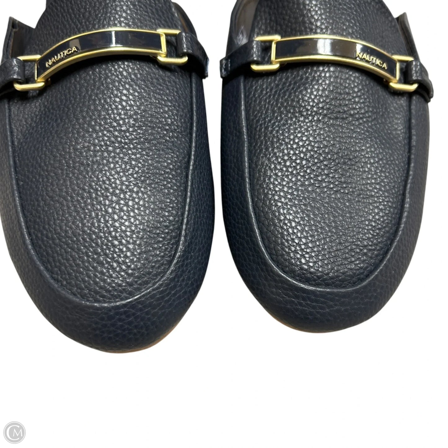 Shoes Flats By Nautica In Blue & Gold, Size: 9