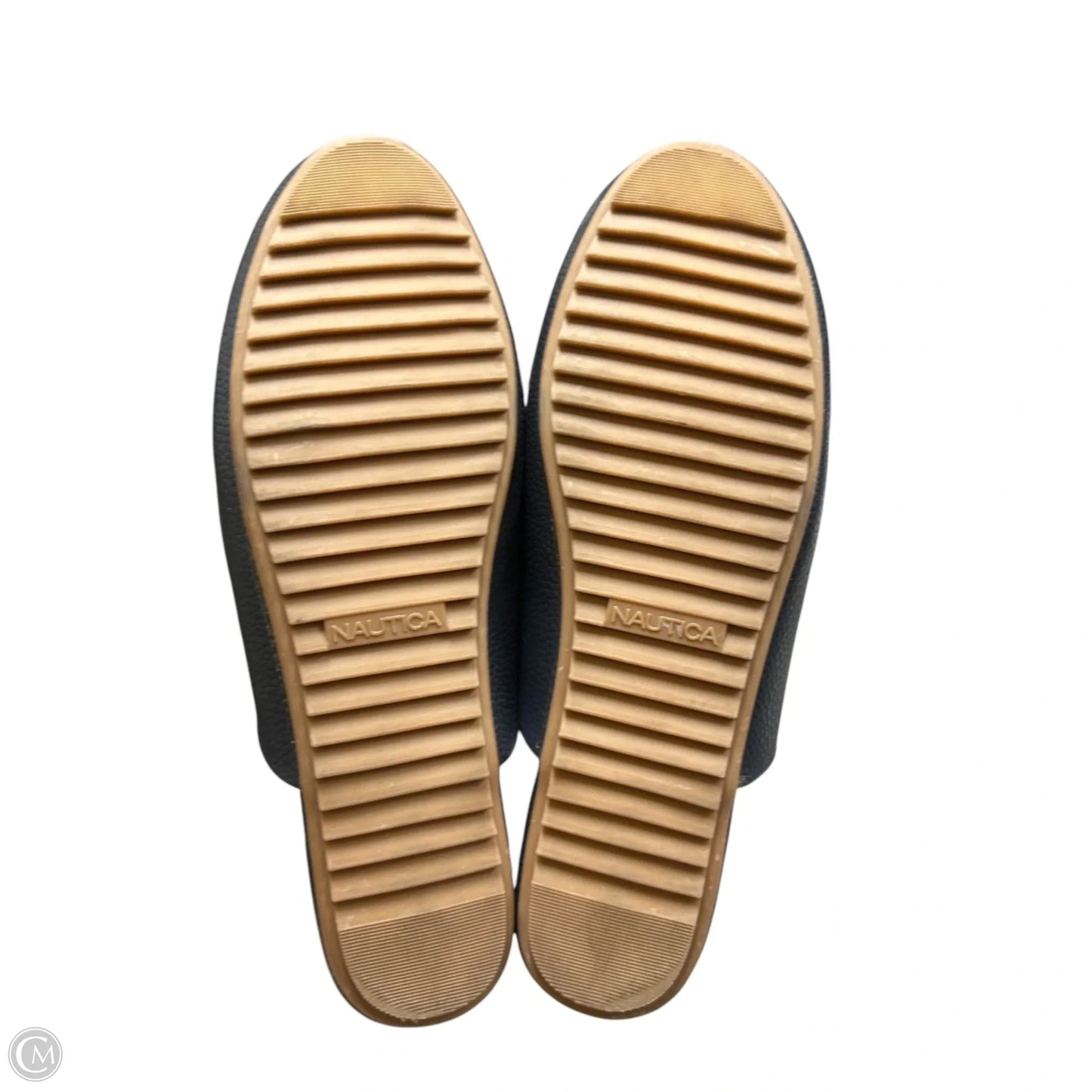 Shoes Flats By Nautica In Blue & Gold, Size: 9
