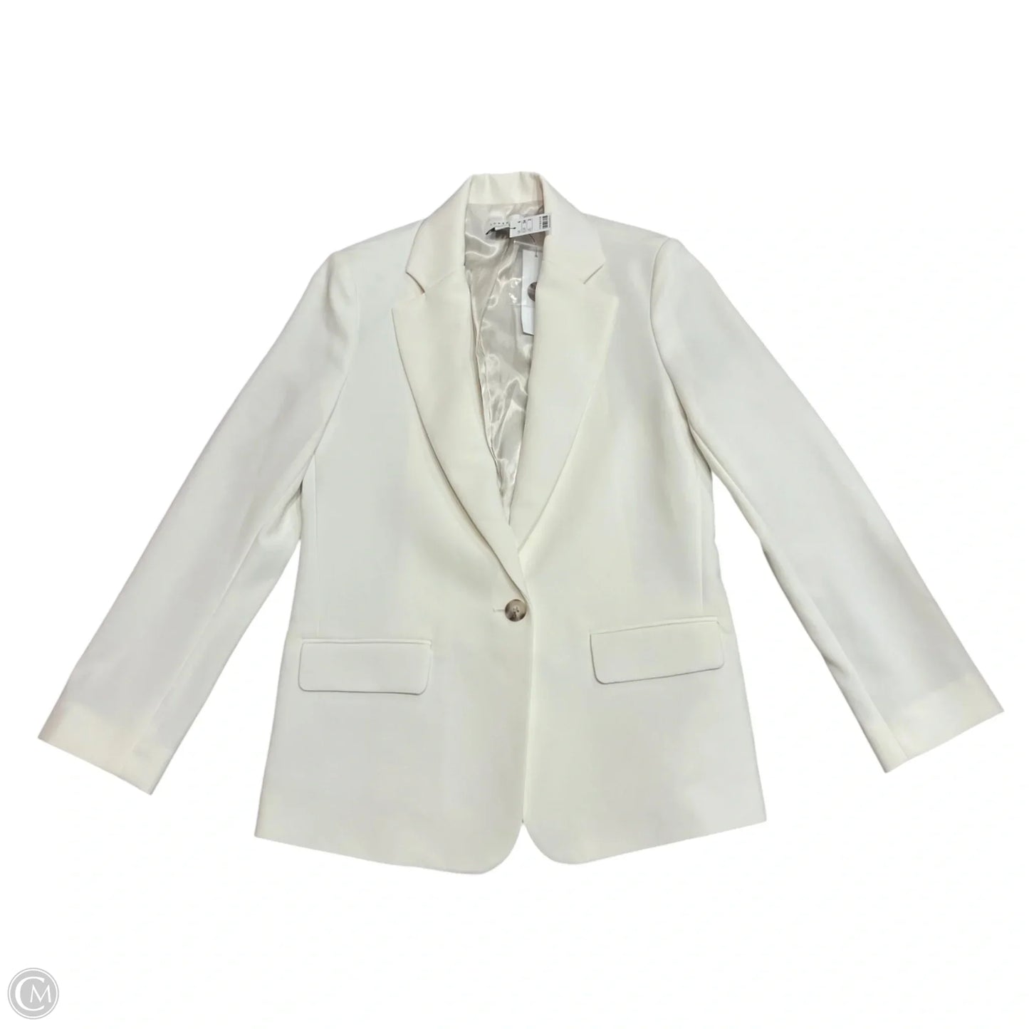 Blazer By Topshop In Cream, Size: Xs