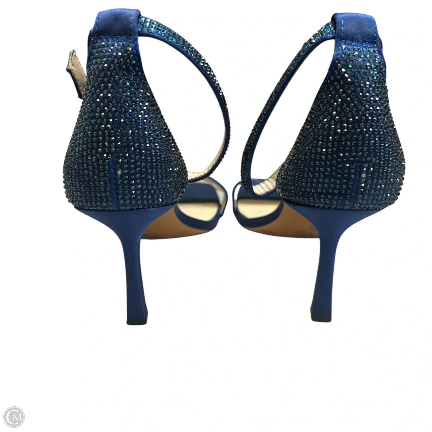 Sandals Heels Block By Vince Camuto In Blue, Size: 7
