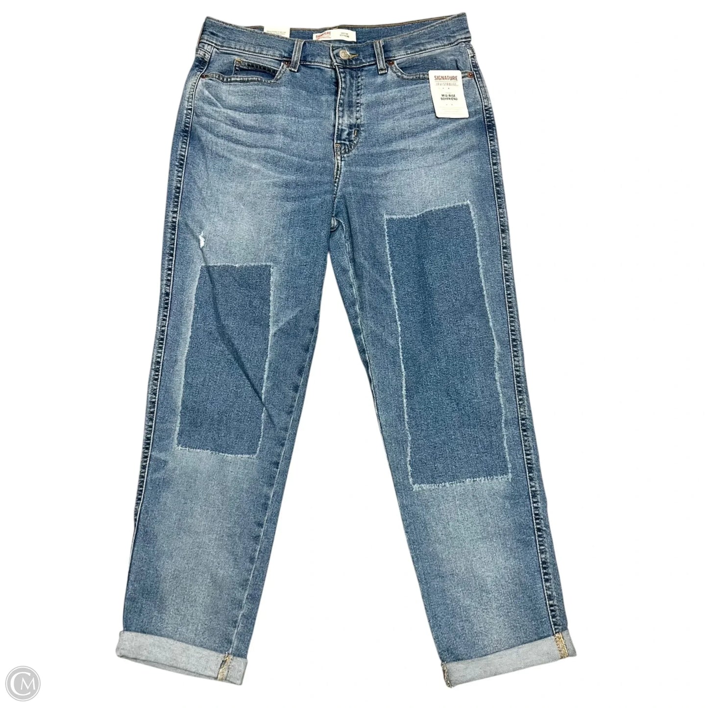 Jeans Boyfriend By Levis In Blue Denim, Size: 6