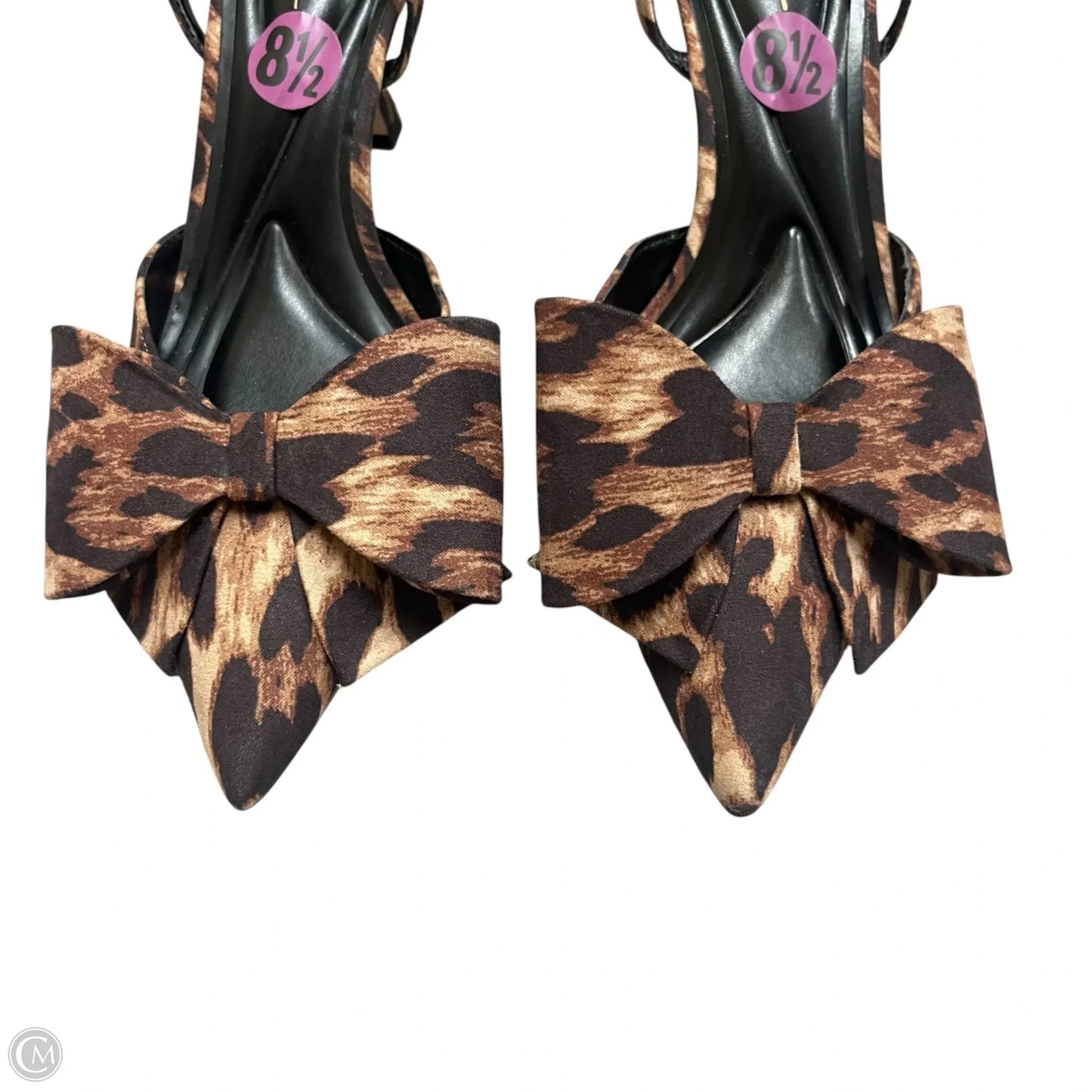 Shoes Heels Kitten By Jessica Simpson In Animal Print, Size: 8.5