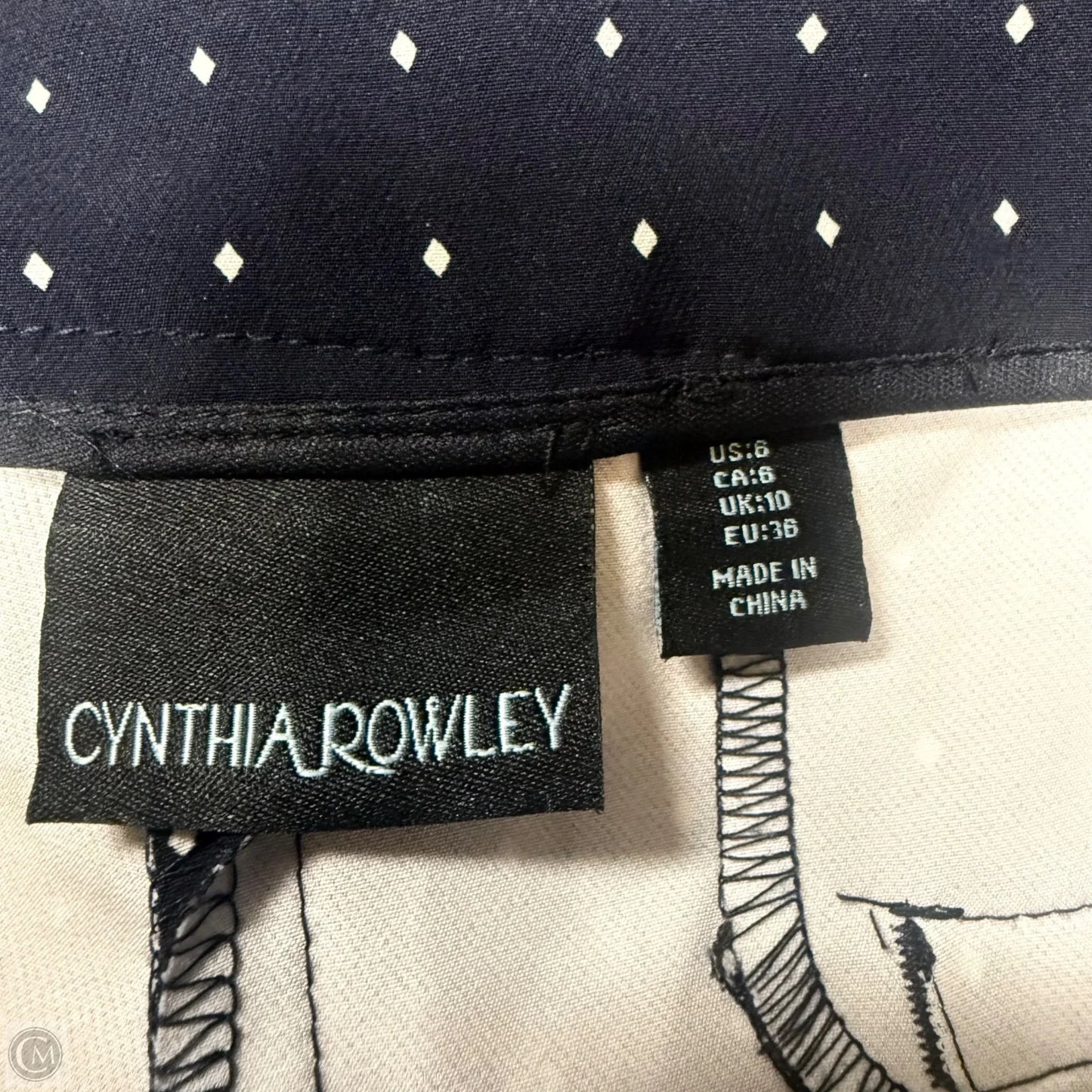 Pants Dress By Cynthia Rowley In Polkadot Pattern, Size: 6