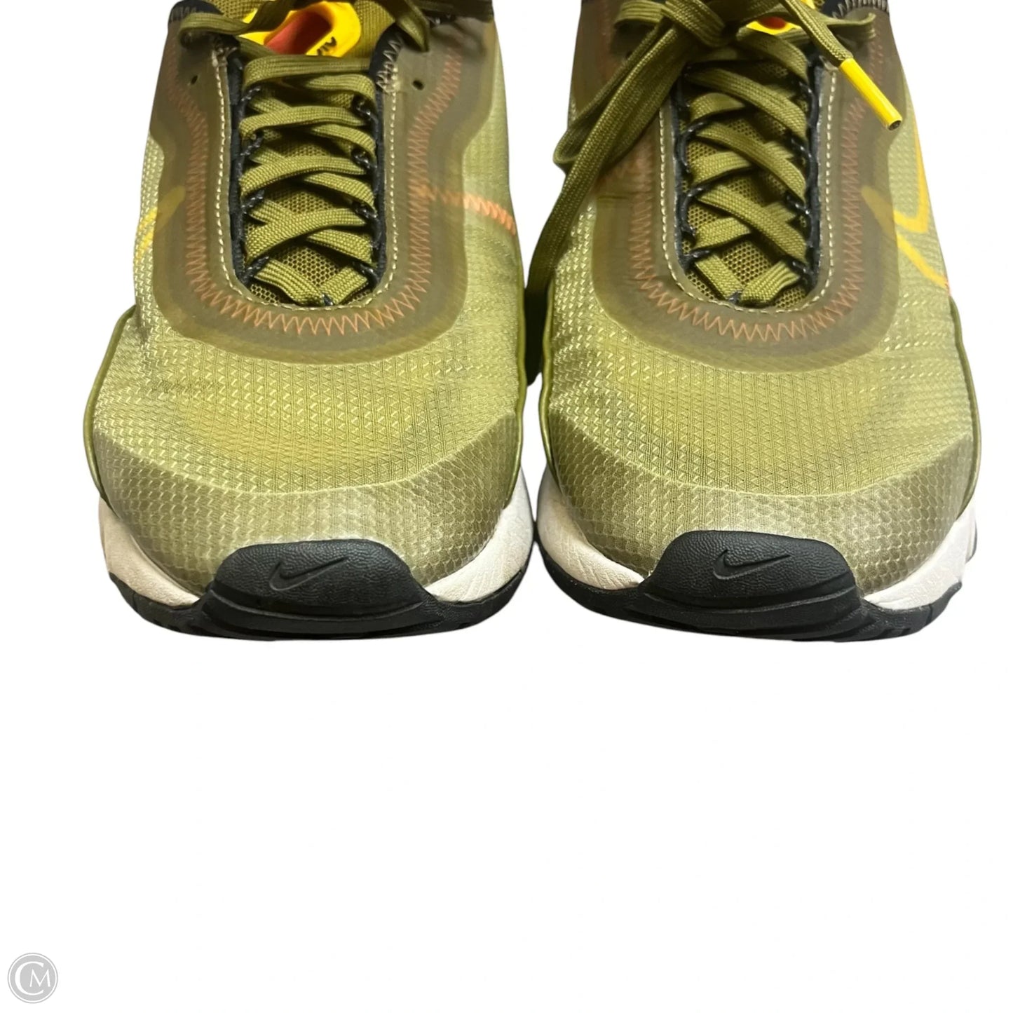 Shoes Athletic By Nike In Green & Orange, Size: 8