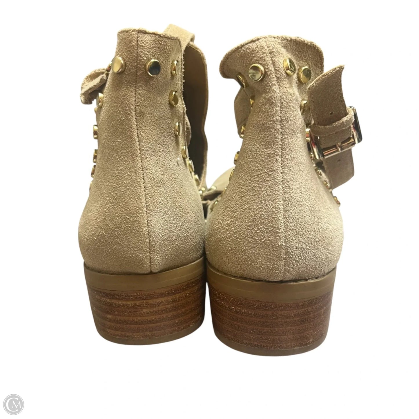 Boots Ankle Heels By Carlos By Carlos Santana In Tan, Size: 8.5