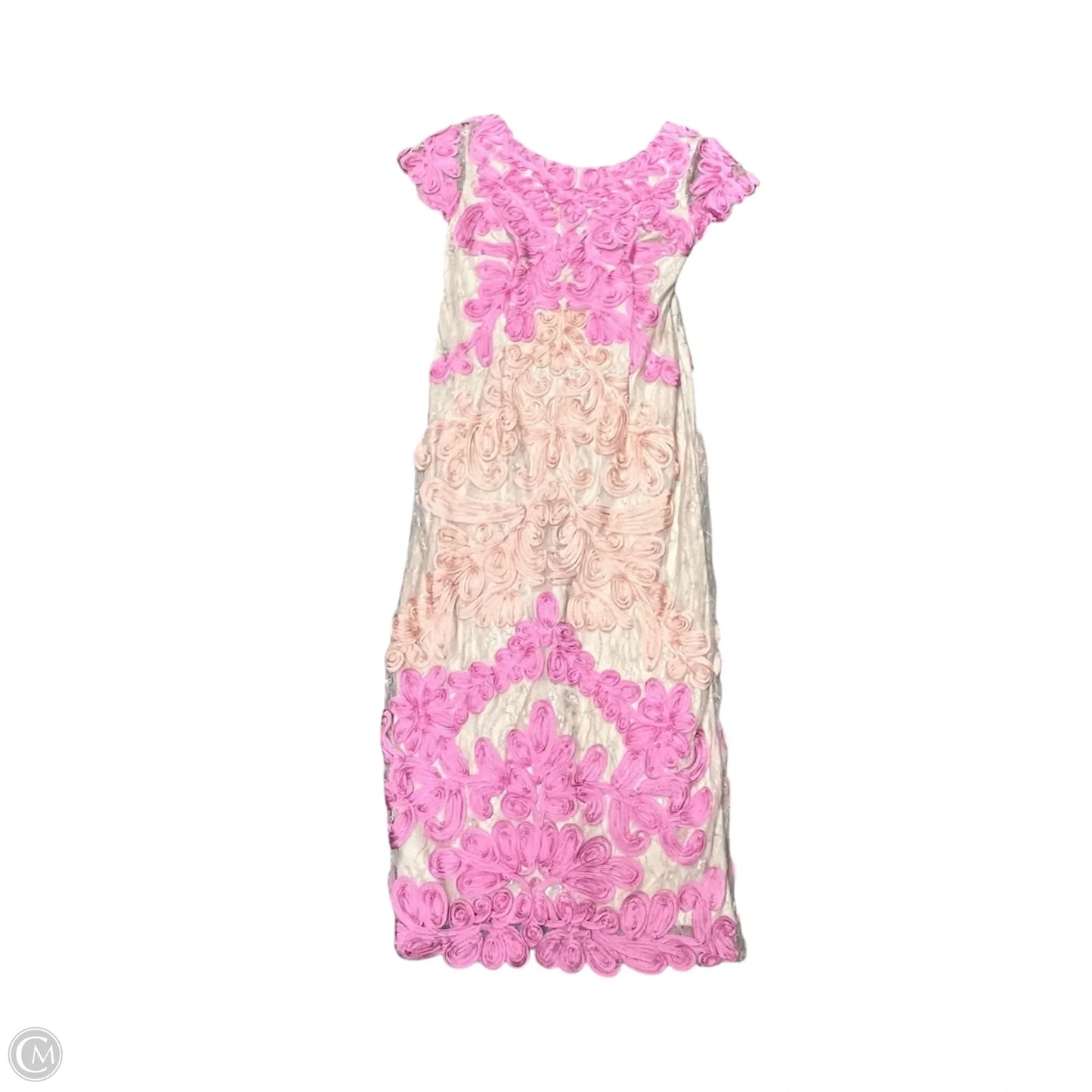 Dress Party Long By Js Collections In Orange & Pink, Size: M