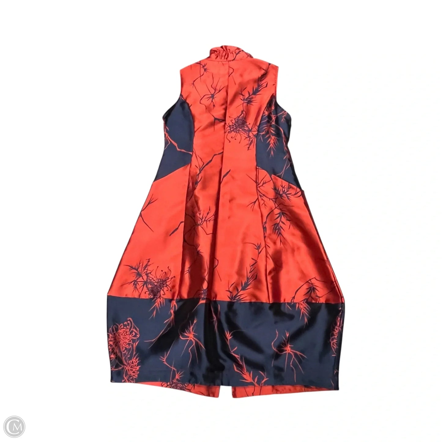 Dress Casual Midi By Ic By Connie K In Blue & Red, Size: M