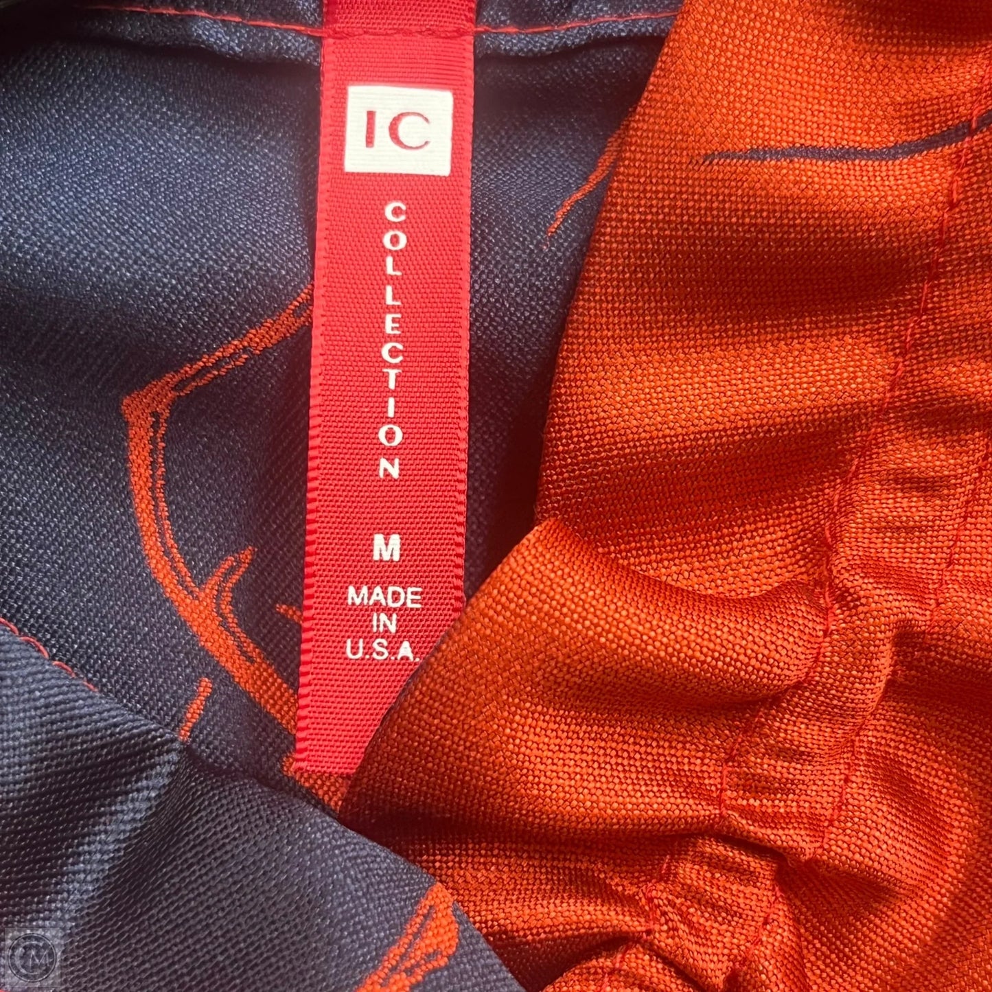 Dress Casual Midi By Ic By Connie K In Blue & Red, Size: M