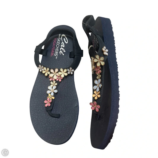 Sandals Flats By Skechers In Multi-colored, Size: 9