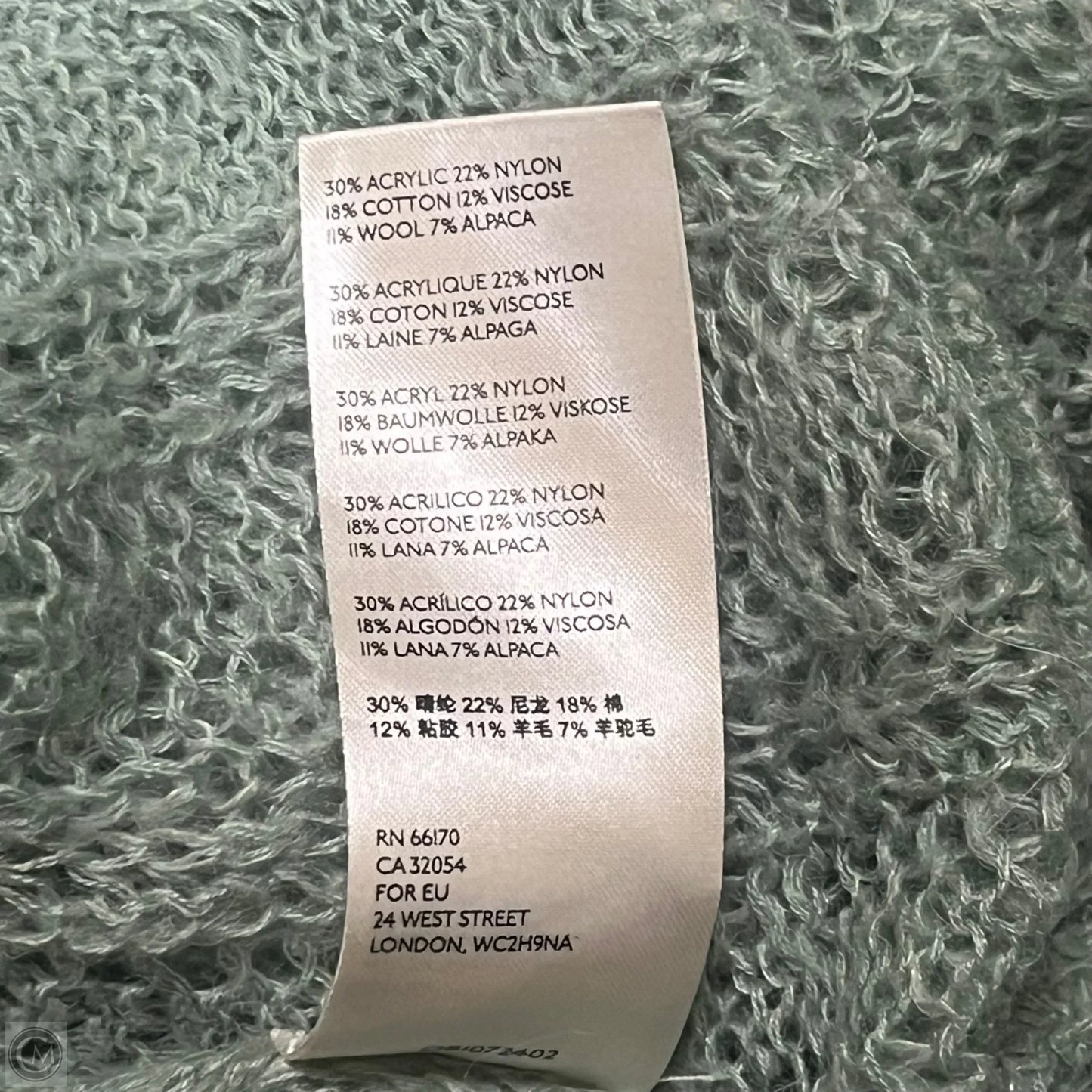 Sweater By Free People In Green, Size: S