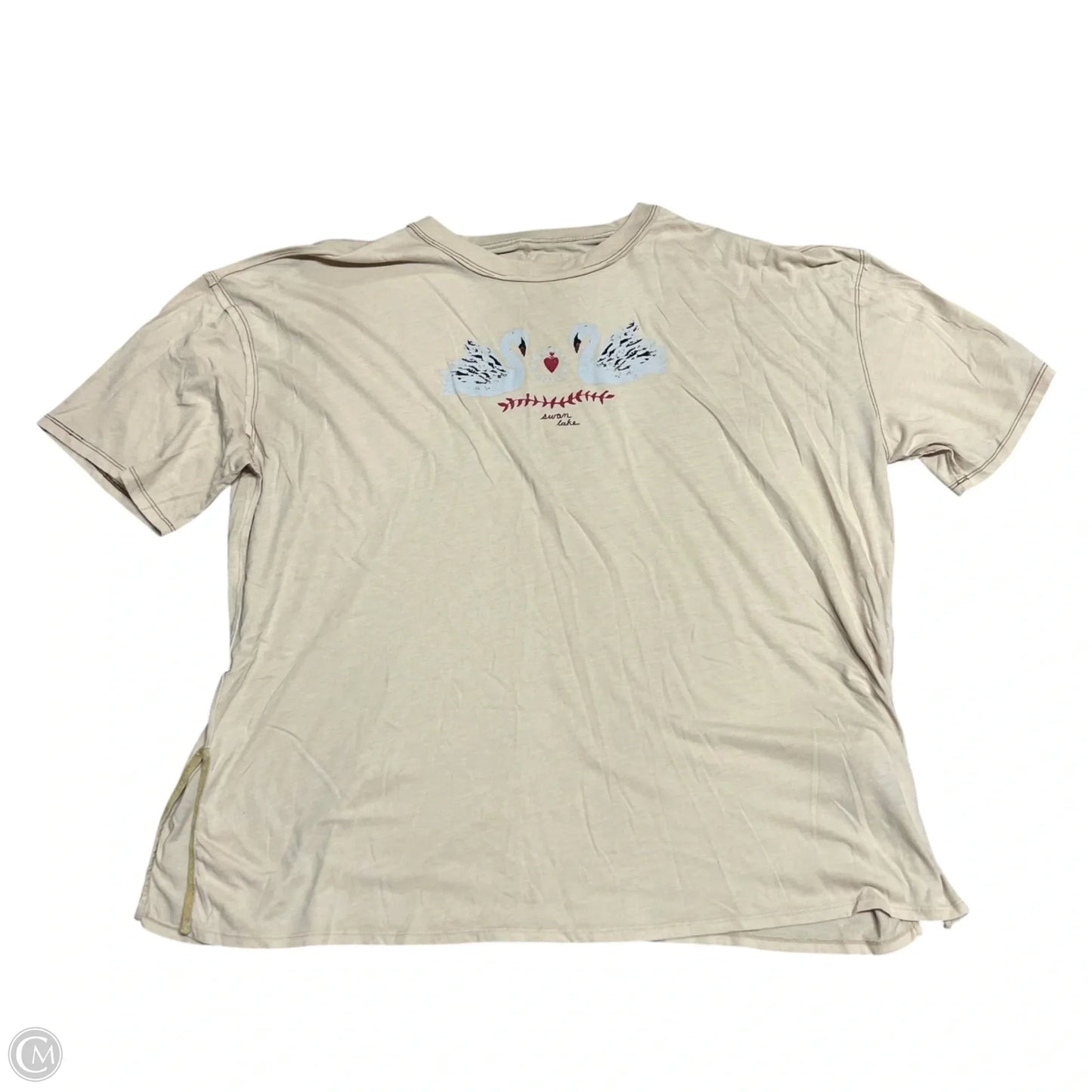 Top Short Sleeve By We The Free In Tan, Size: Xl