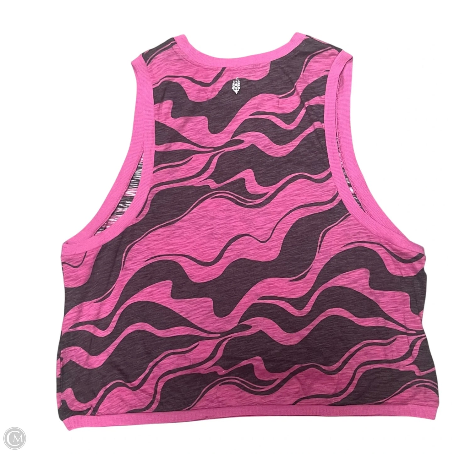 Top Sleeveless By Free People In Grey & Pink, Size: Xl