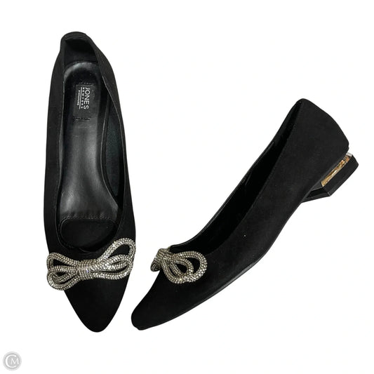 Shoes Flats By Jones New York In Black & Silver, Size: 9