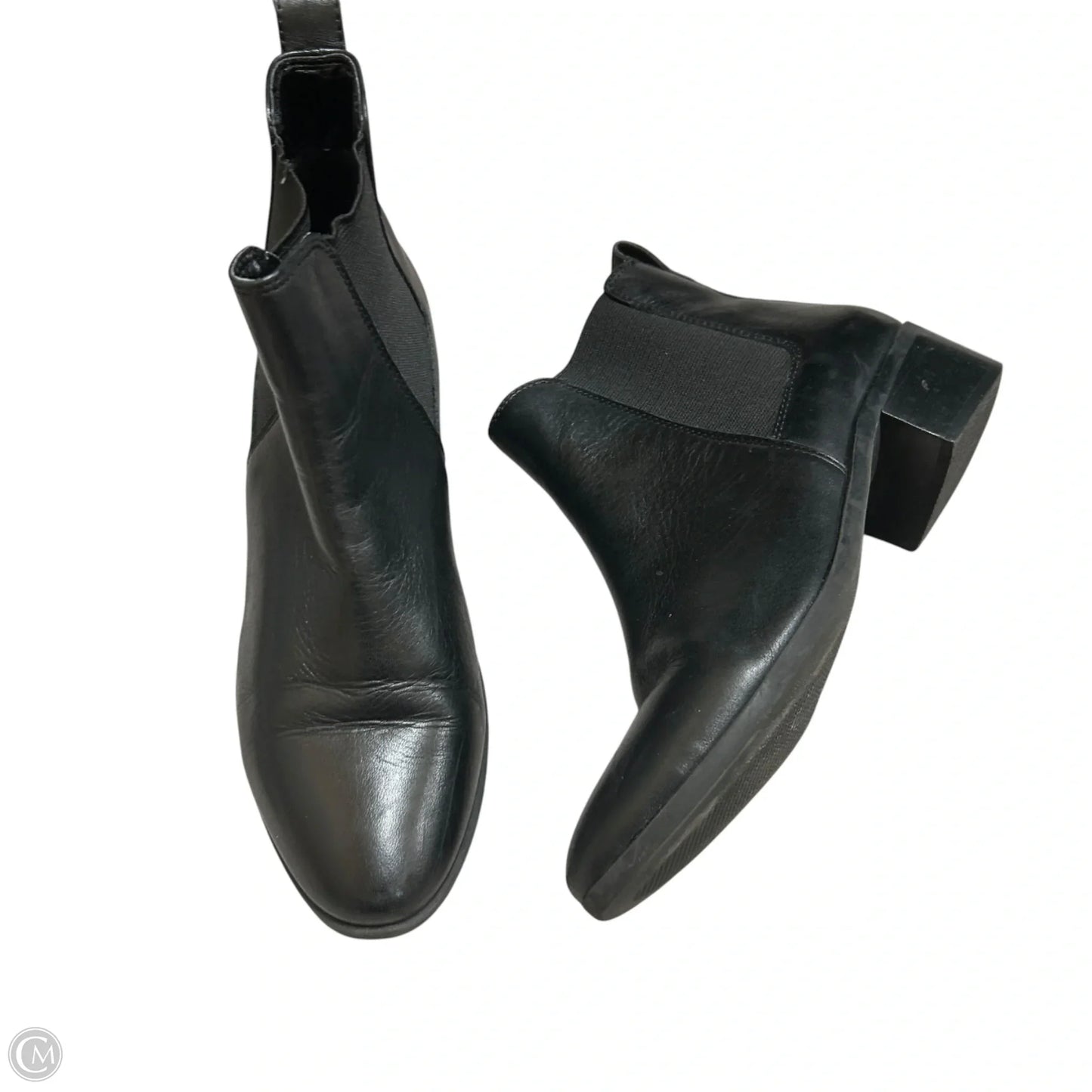 Boots Ankle Heels By Steve Madden In Black, Size: 6