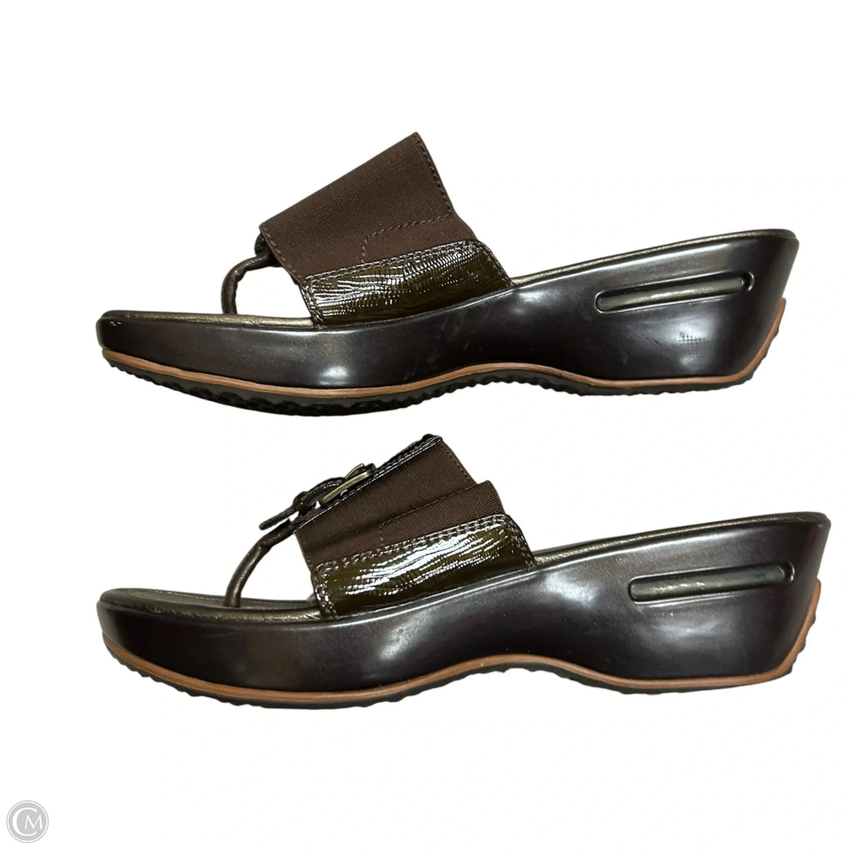 Sandals Flats By Cole-haan In Brown, Size: 10