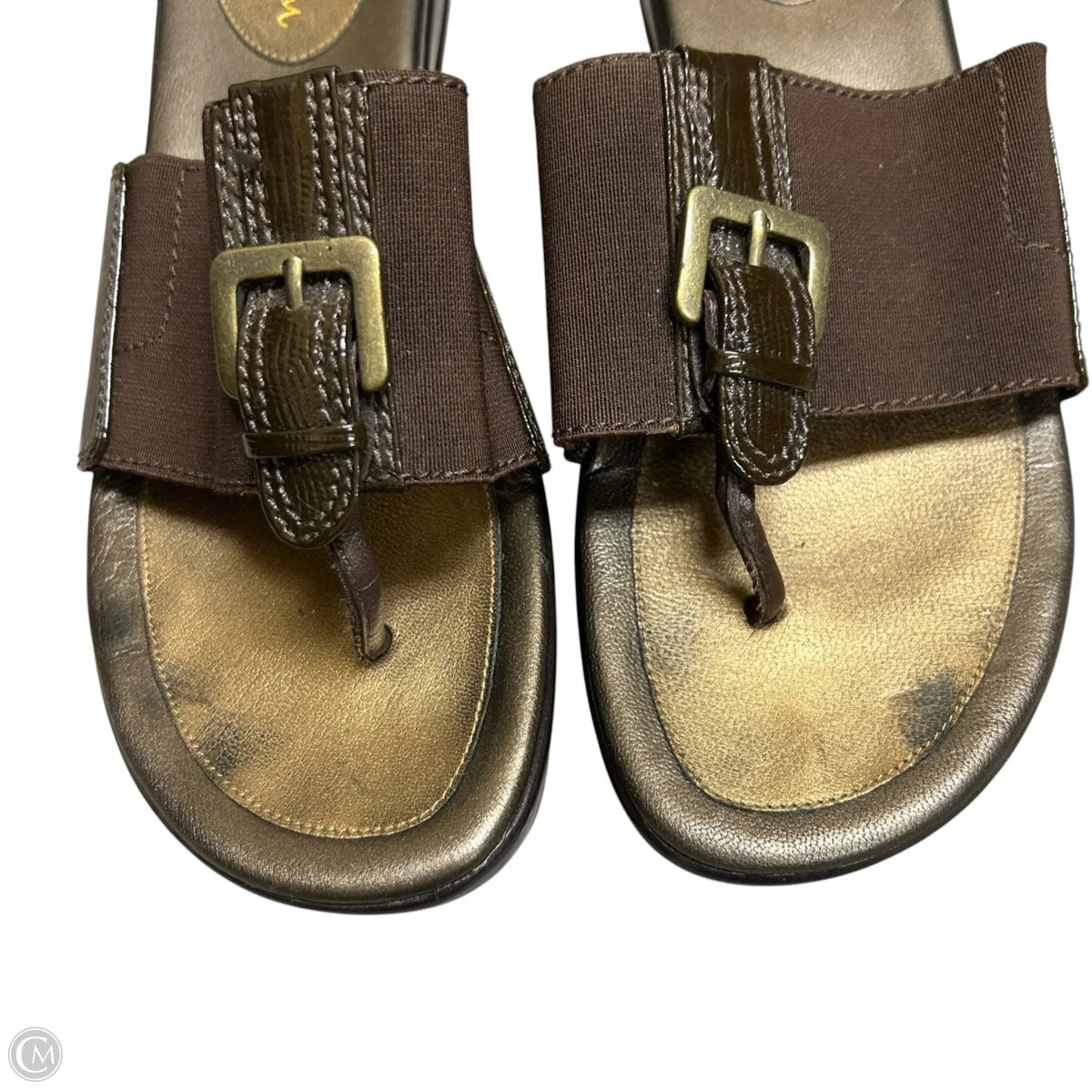 Sandals Flats By Cole-haan In Brown, Size: 10