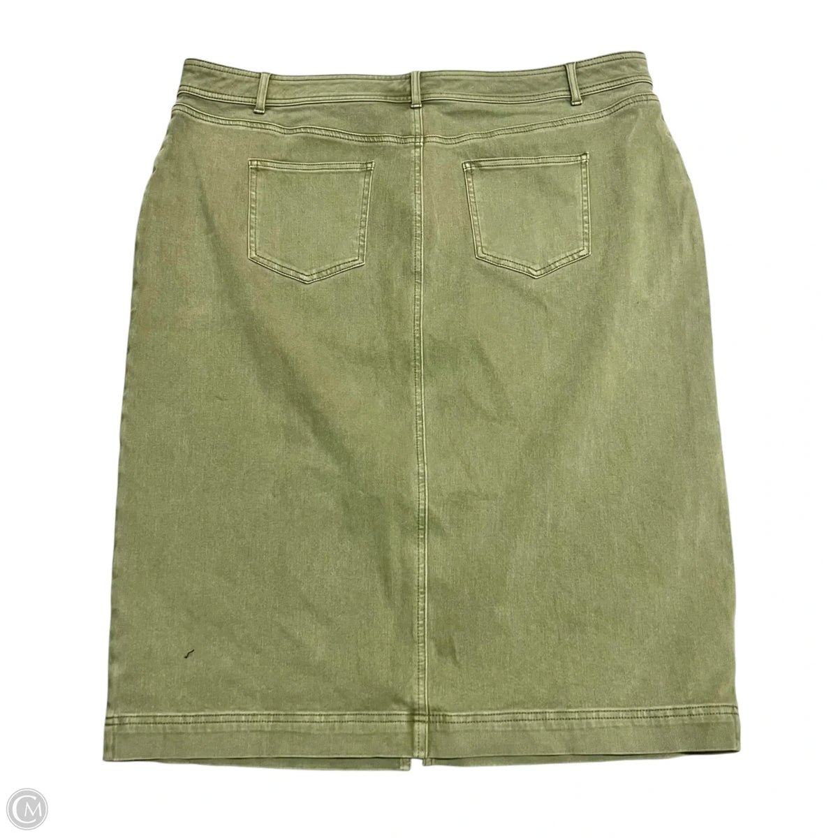 Skirt Midi By Talbots In Green, Size: 20