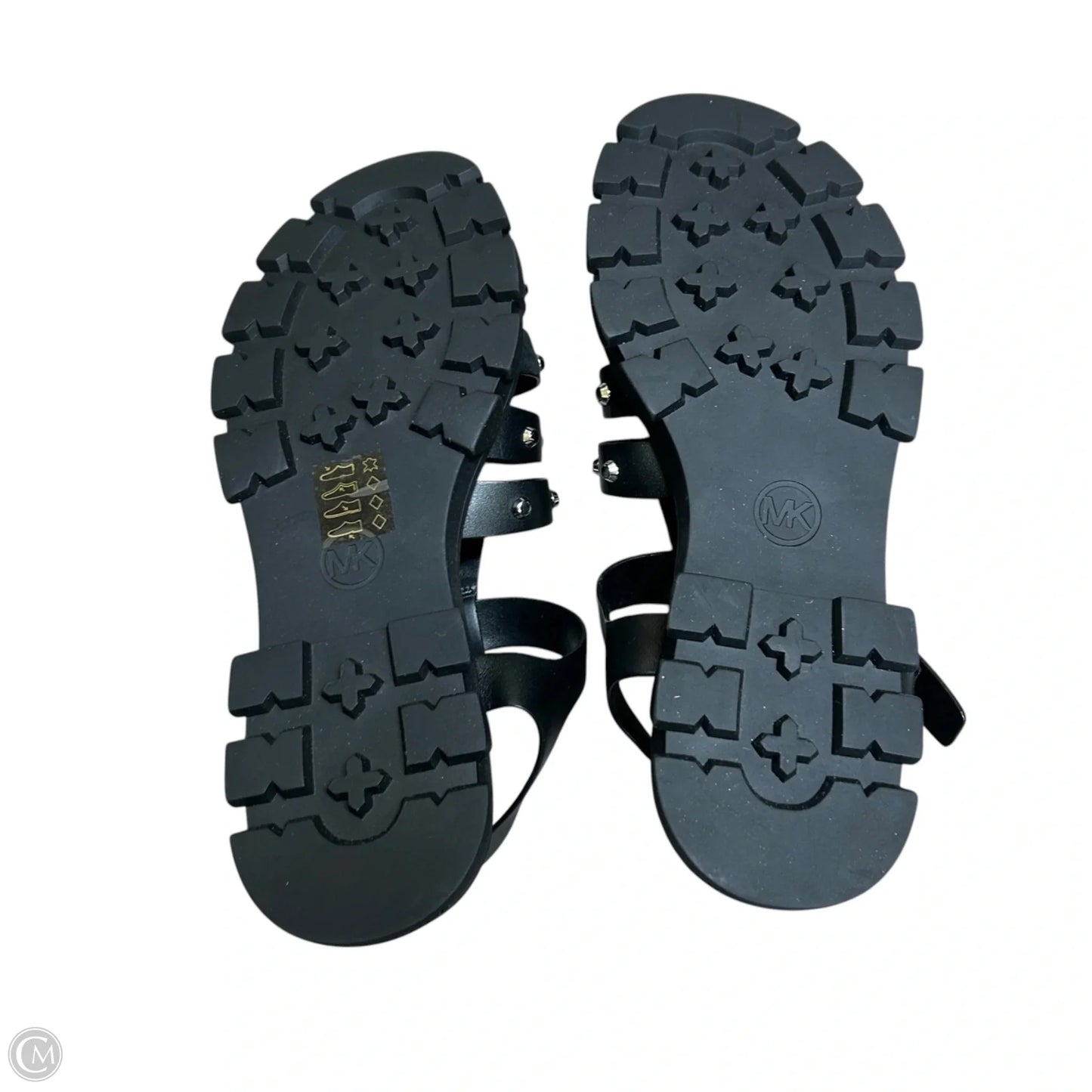 Sandals Flats By Michael By Michael Kors In Black, Size: 10