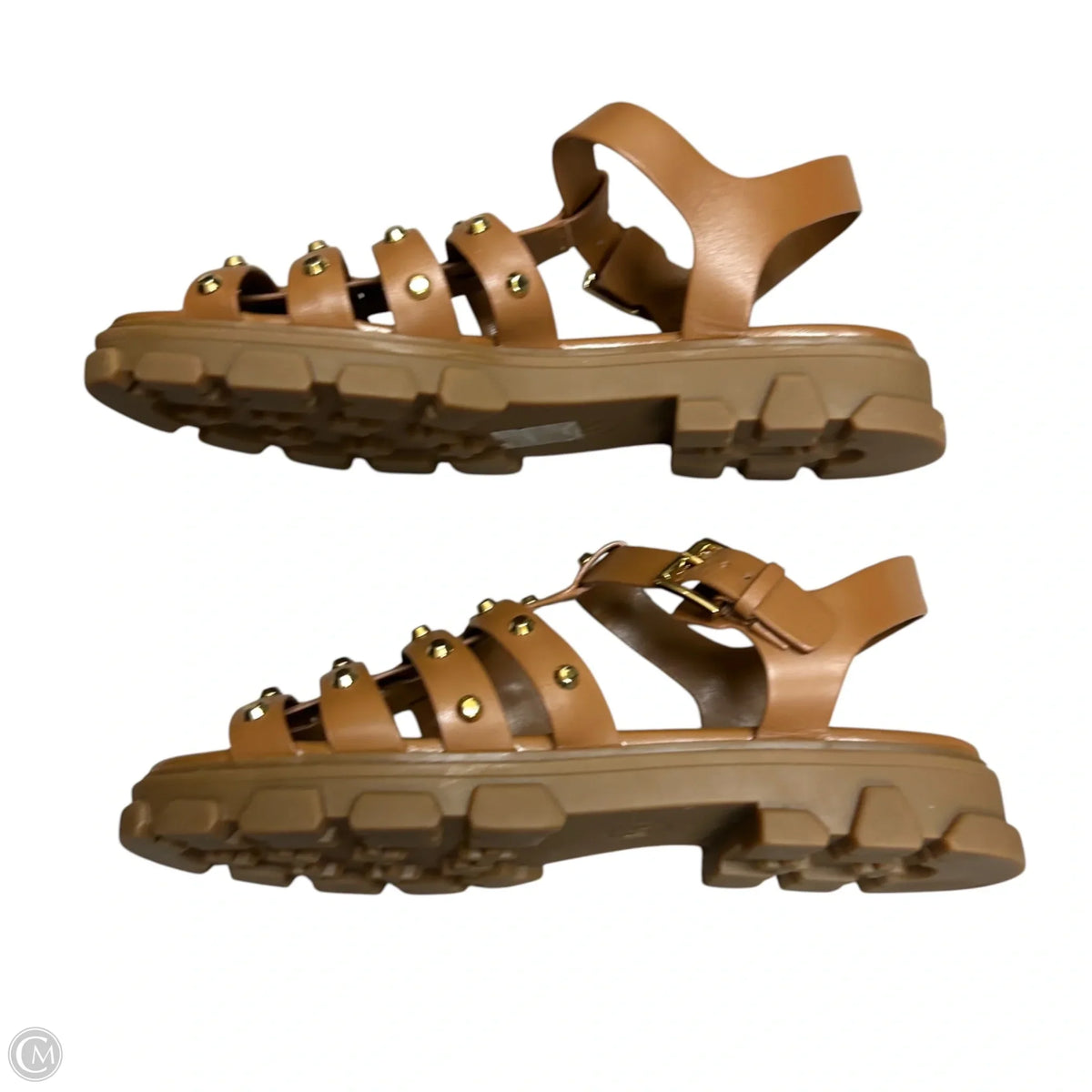Sandals Flats By Michael By Michael Kors In Brown, Size: 10