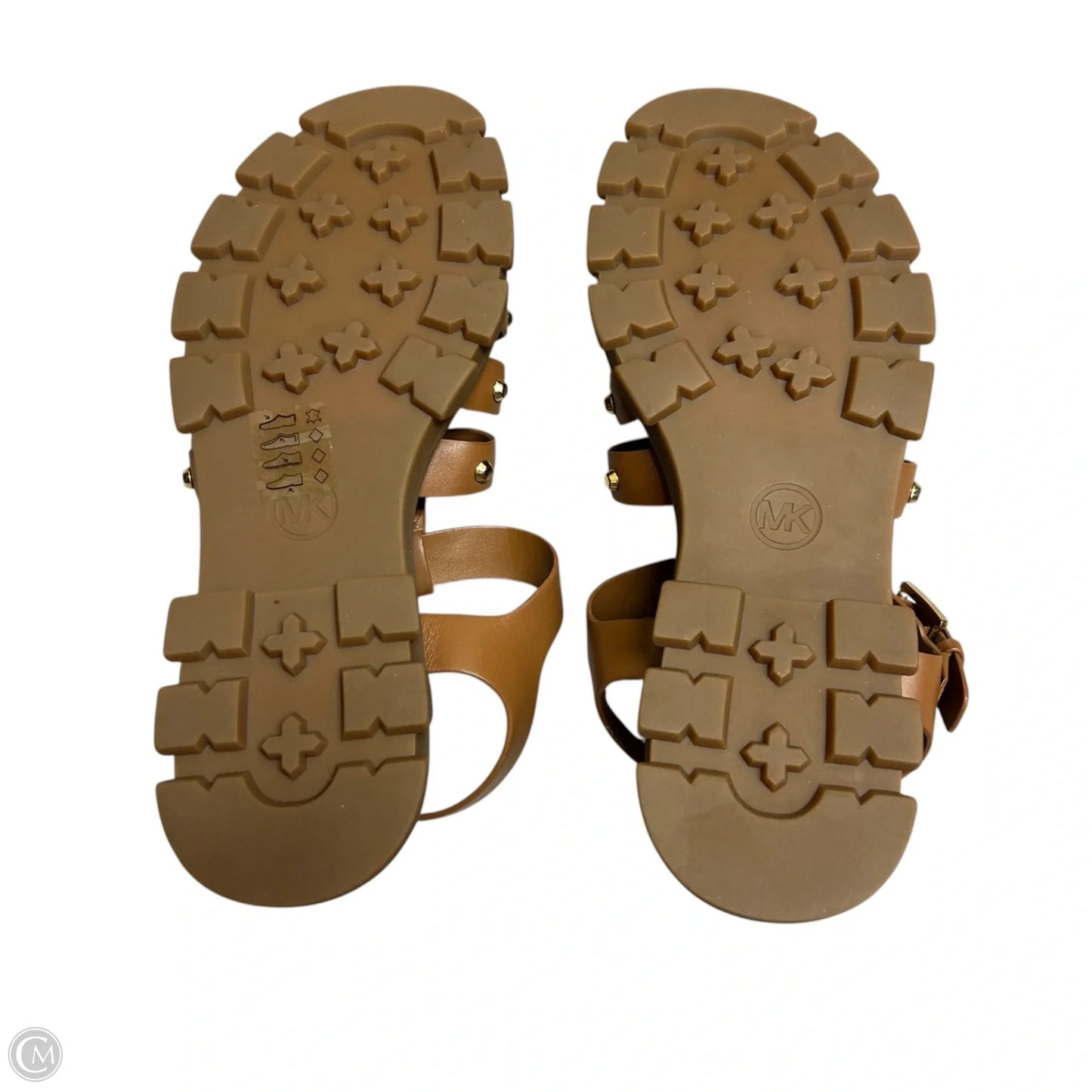 Sandals Flats By Michael By Michael Kors In Brown, Size: 10