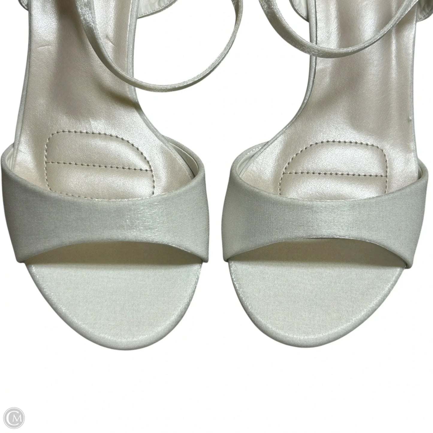 Sandals Heels Block By Db Studio In White, Size: 7.5w