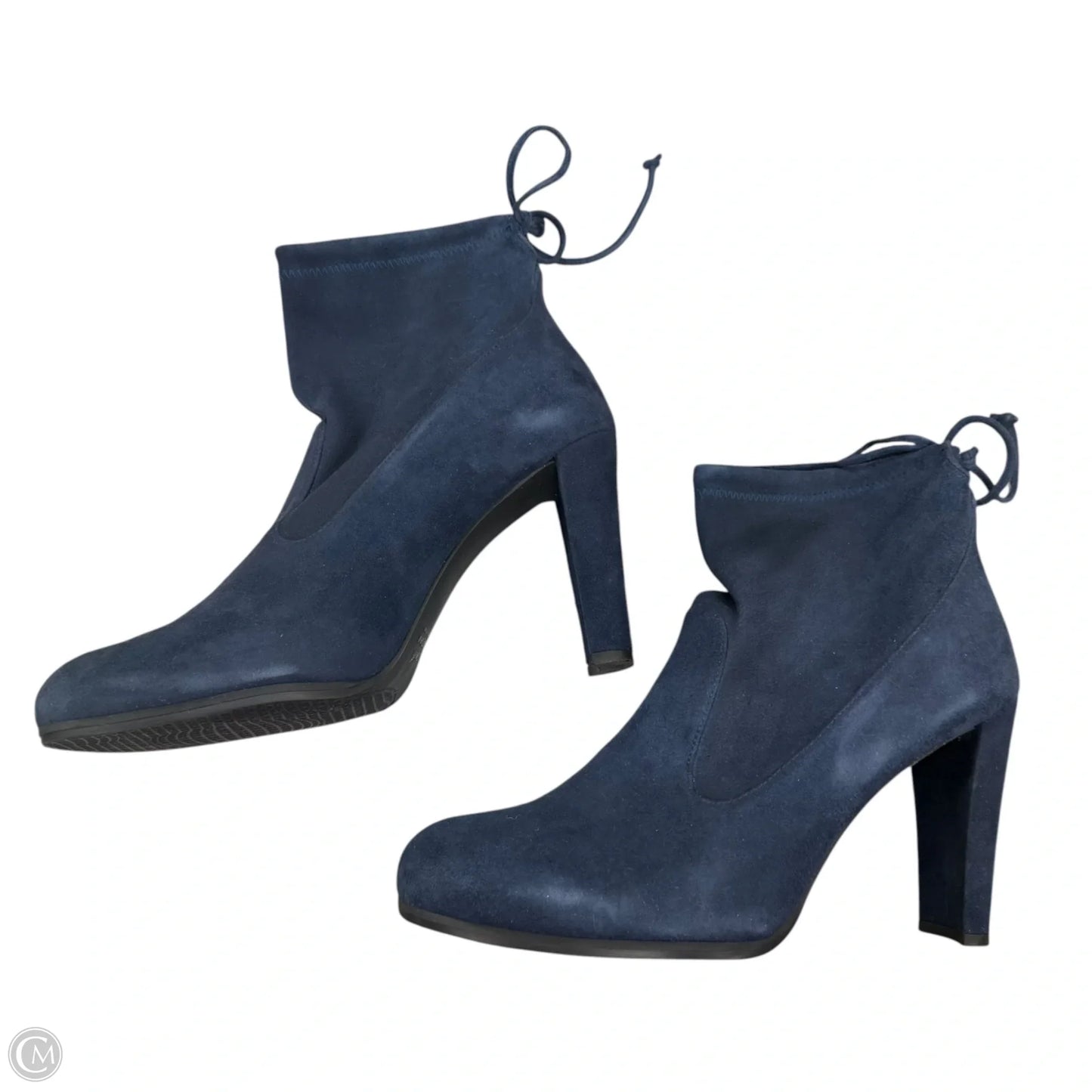 Boots Designer By Stuart Weitzman In Blue, Size: 9.5