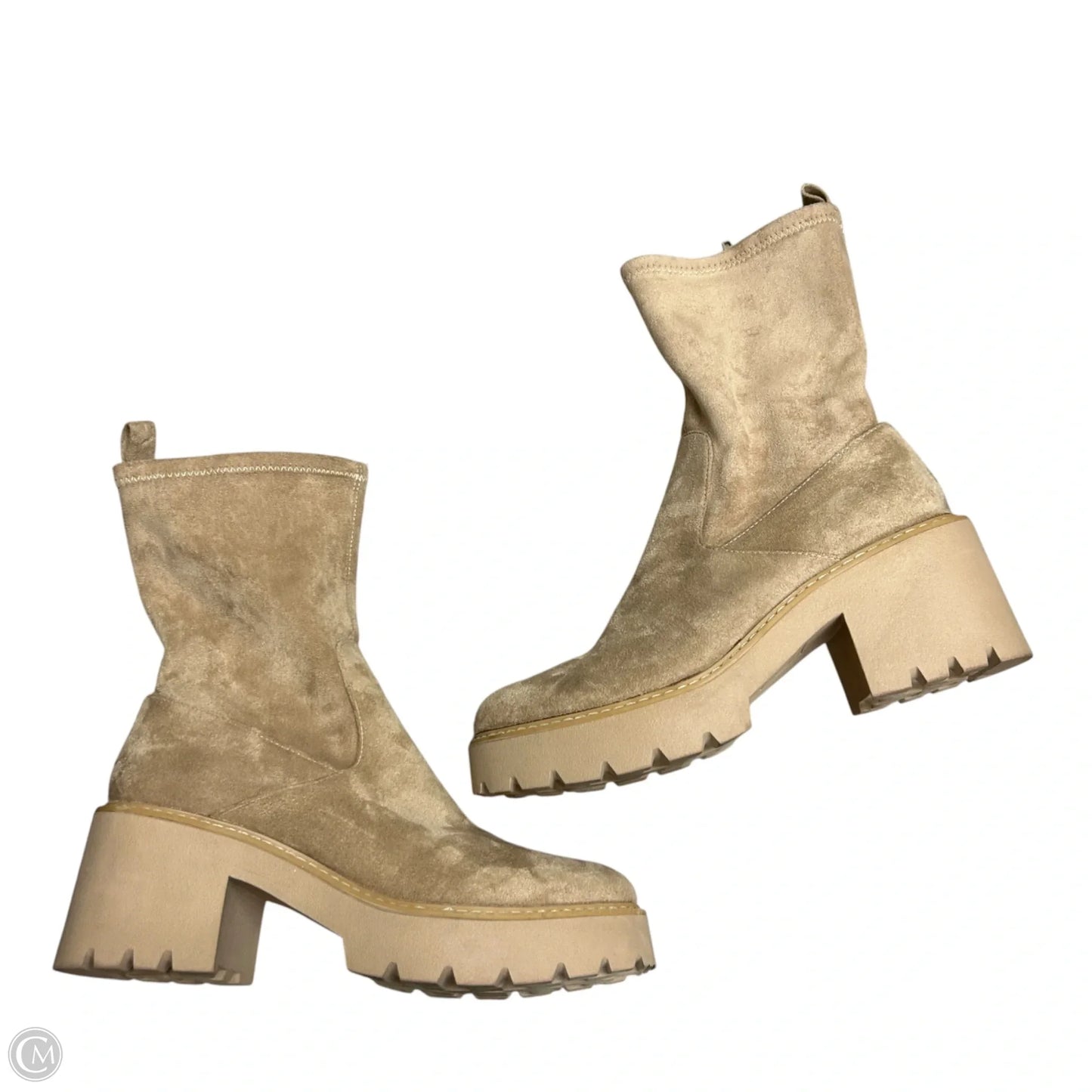 Boots Ankle Flats By Dolce Vita In Tan, Size: 10