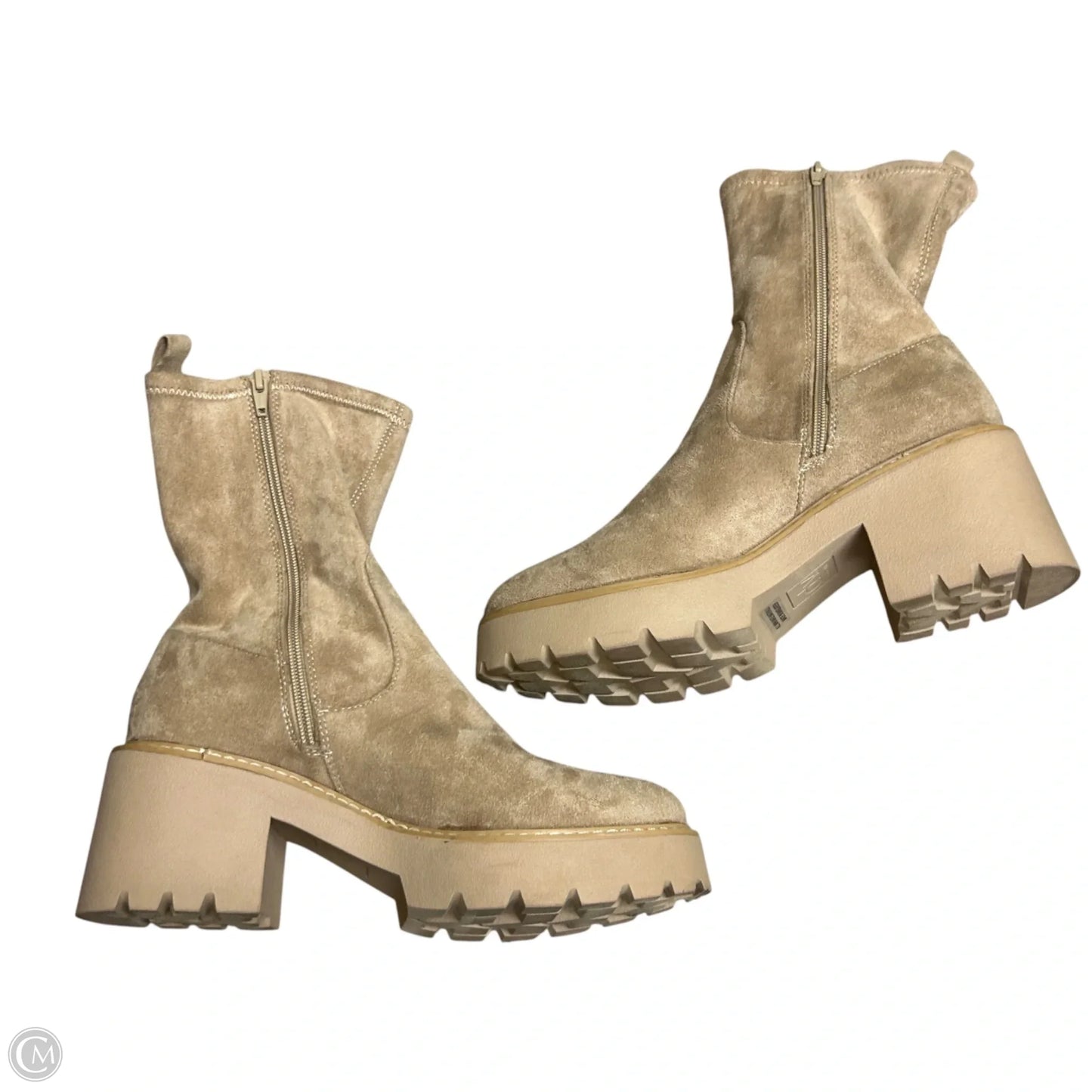 Boots Ankle Flats By Dolce Vita In Tan, Size: 10