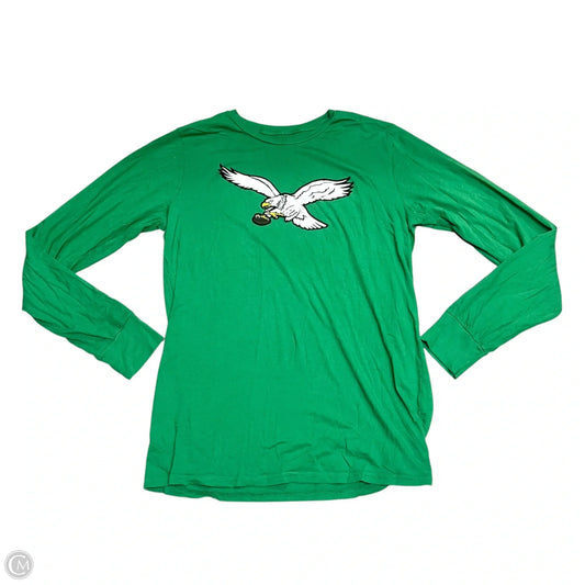 Top Long Sleeve By Majestic In Green, Size: L