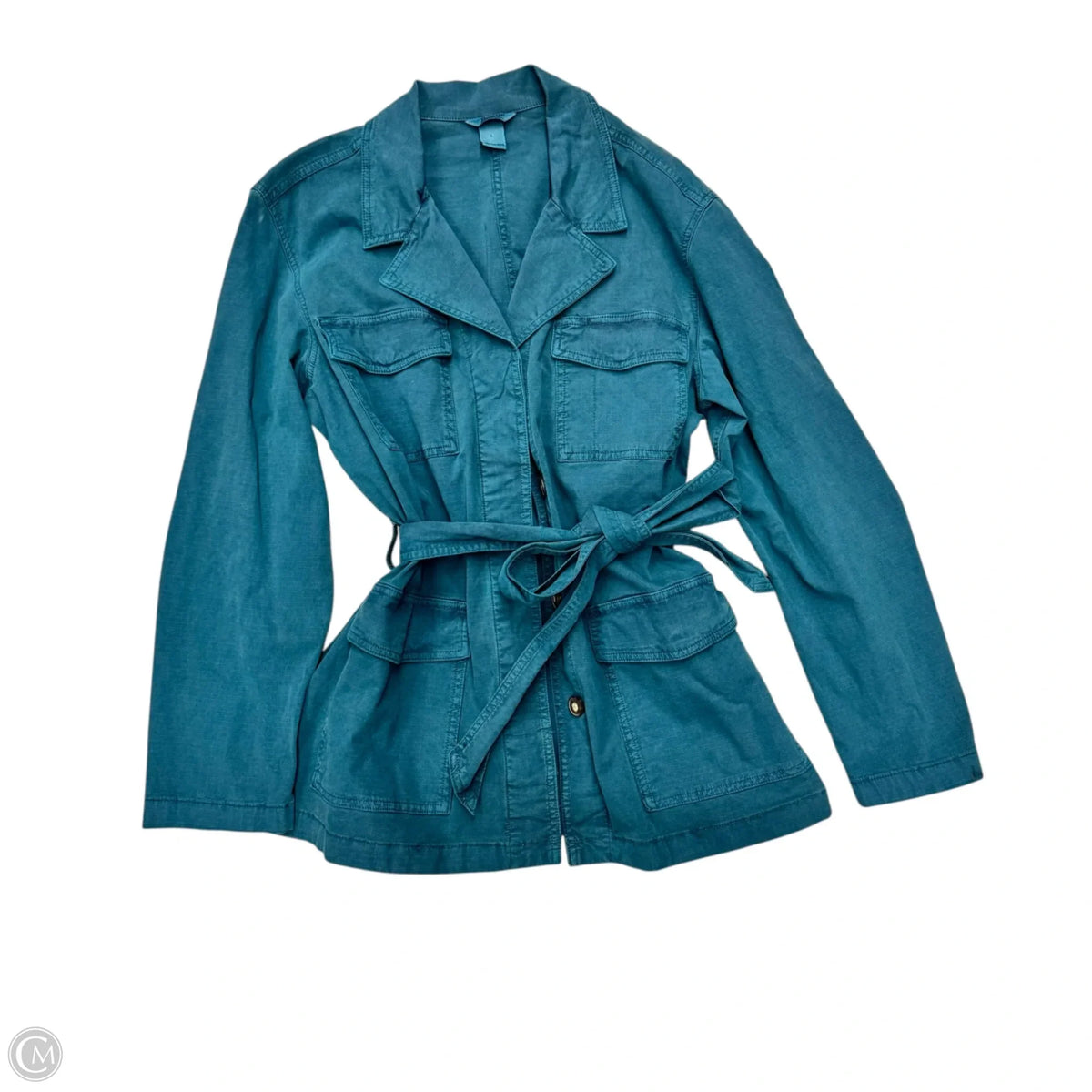 Jacket Denim By Duluth Trading In Green, Size: L