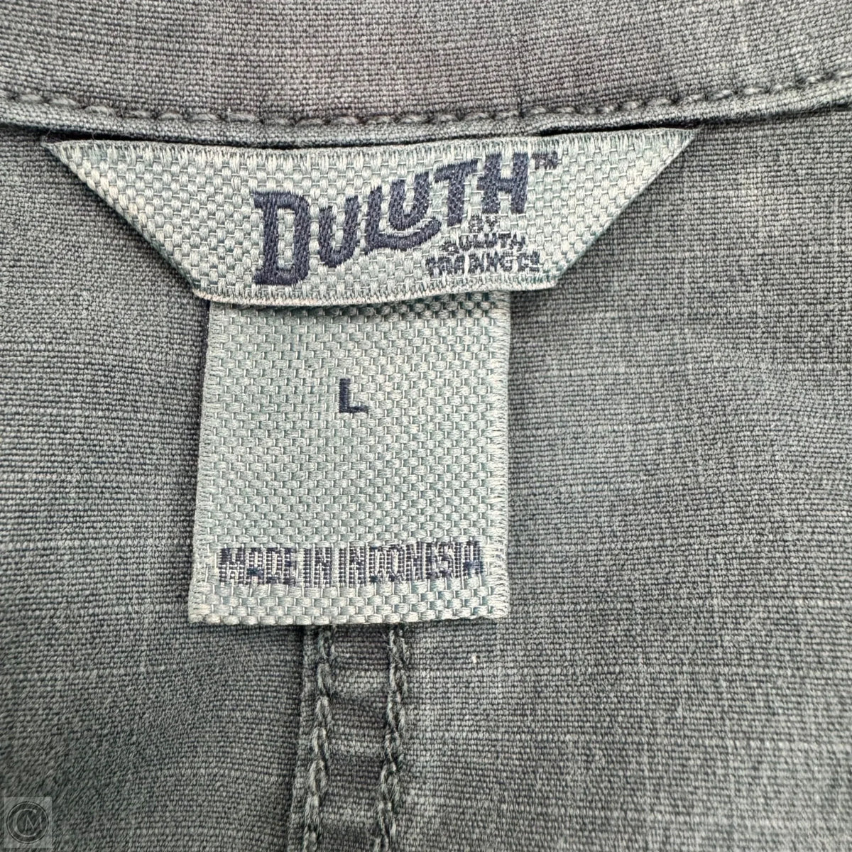 Jacket Denim By Duluth Trading In Green, Size: L