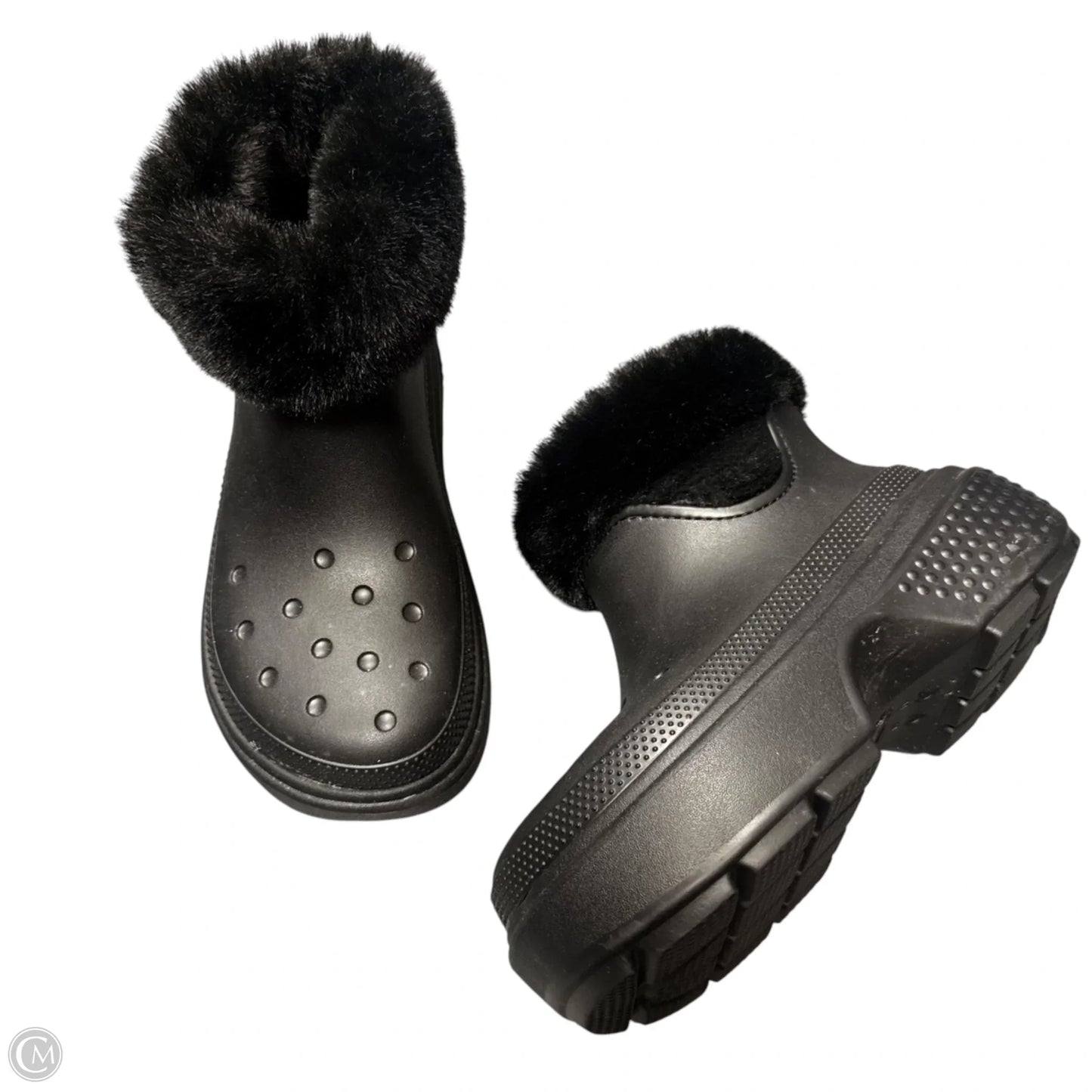 Boots Snow By Crocs In Black, Size: 9