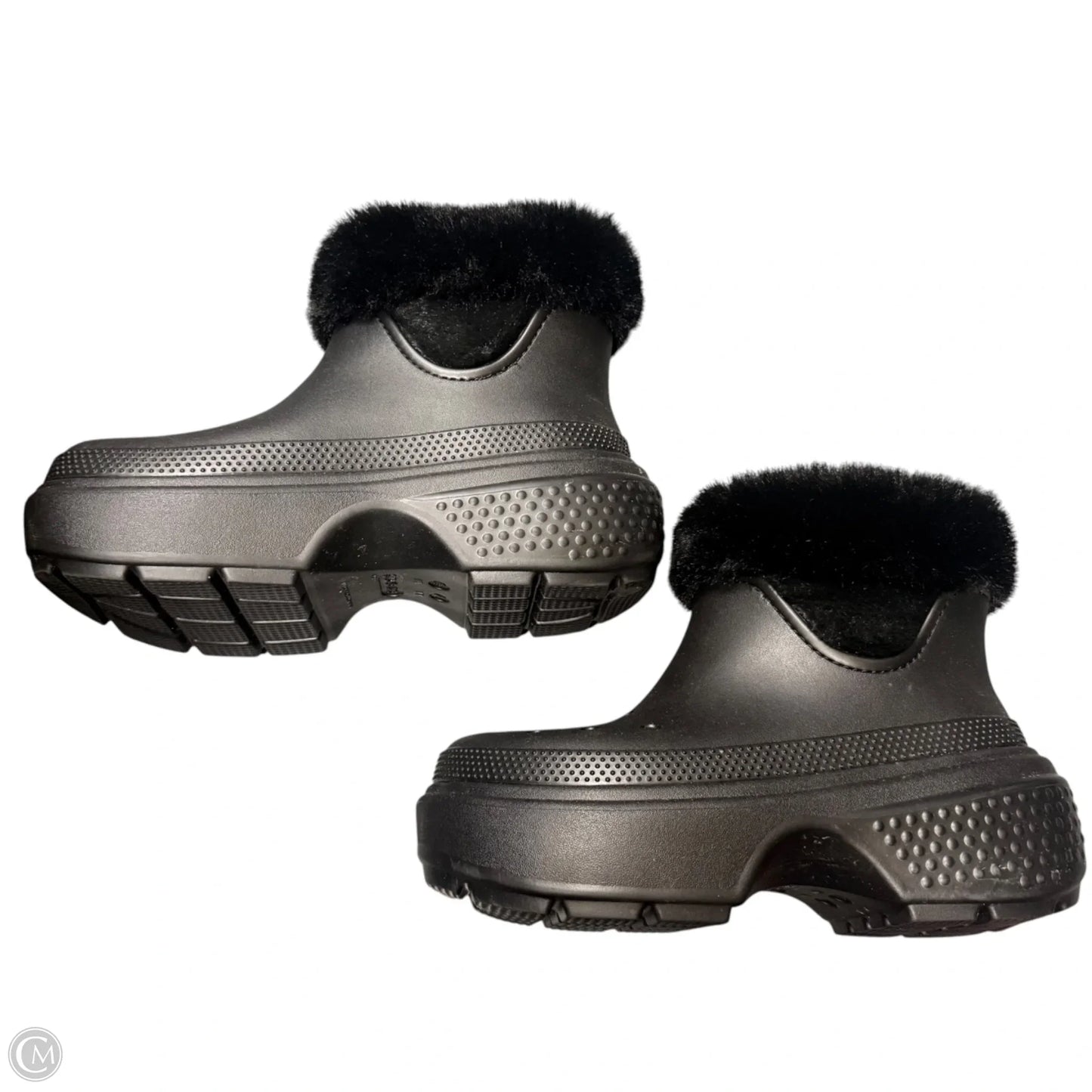 Boots Snow By Crocs In Black, Size: 9