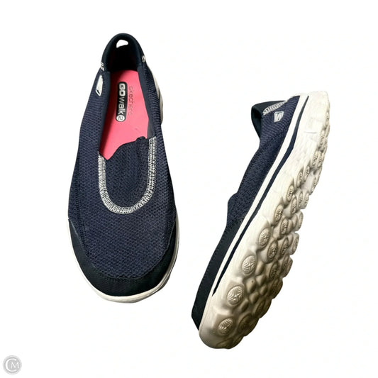 Shoes Flats By Skechers In Blue & White, Size: 9
